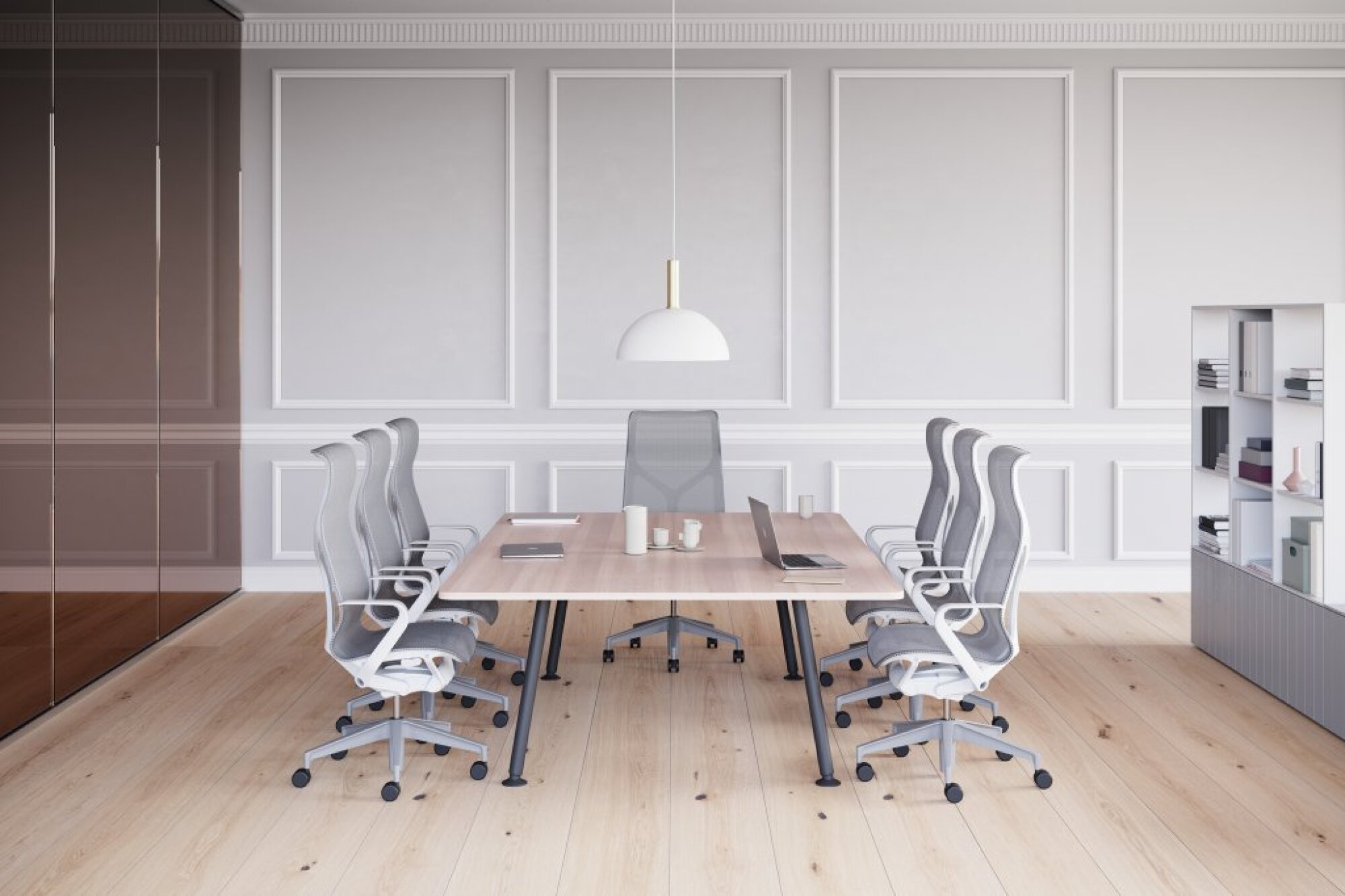 Fauteuil COSM Herman MILLER Haut dossier Mineral