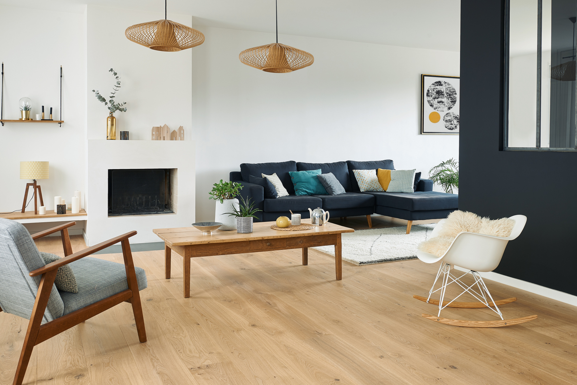 Pose de Parquet contrecollé PANAGET