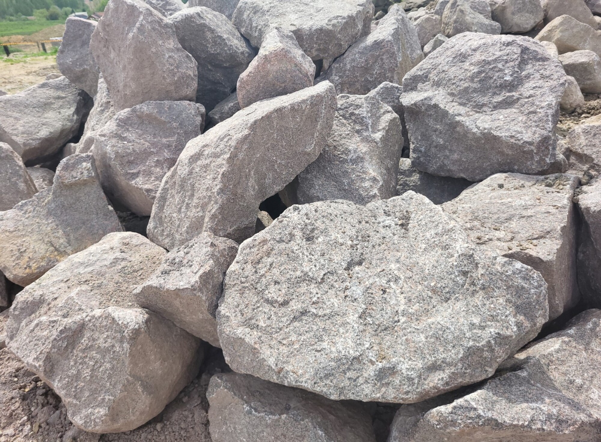 Enrochement granit