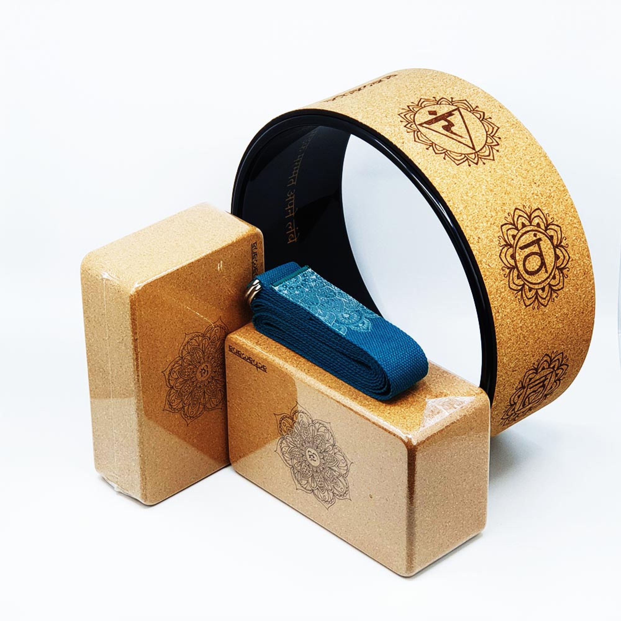 Kit Yoga & Pilates - Roue, Blocs, Sangle