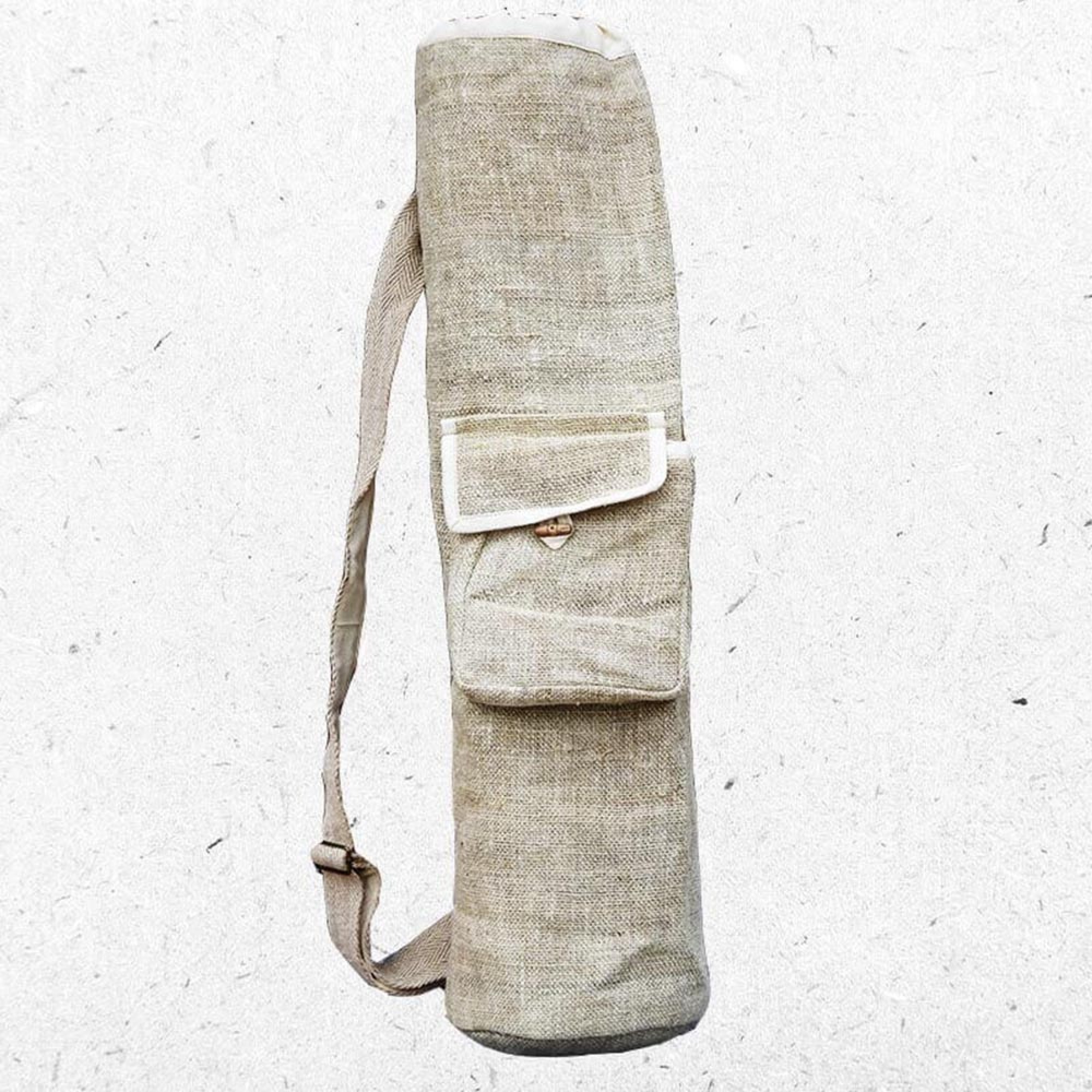 Sac de yoga chanvre Fait main