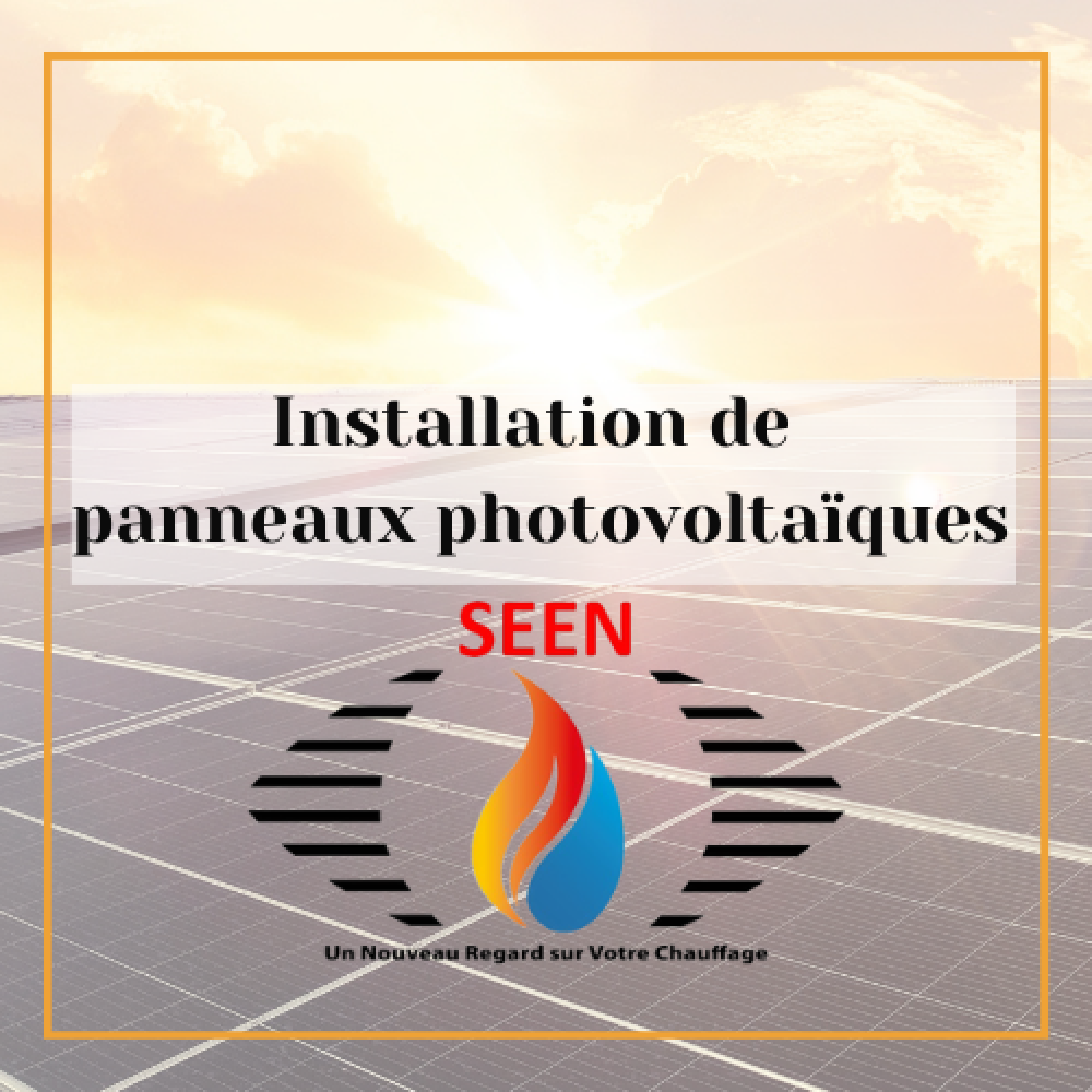 Installation de panneaux photovoltaïques