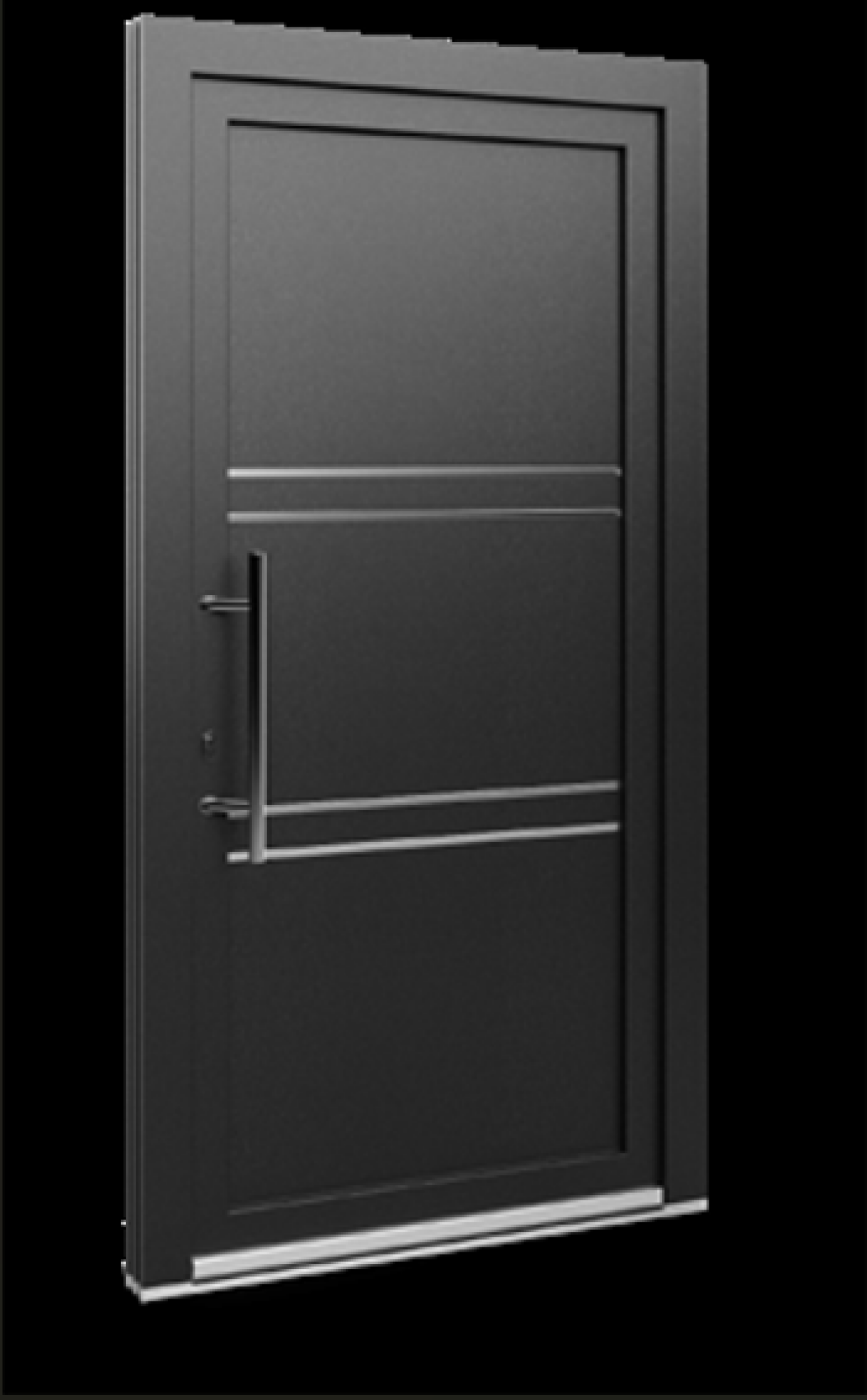 Porte d'entrée PVC modèle EKOLINE 108