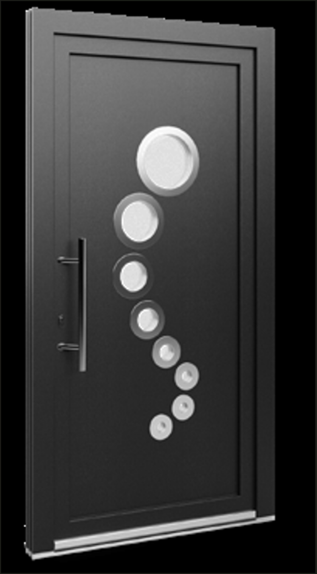Porte d'entrée PVC modèle EKOLINE 12