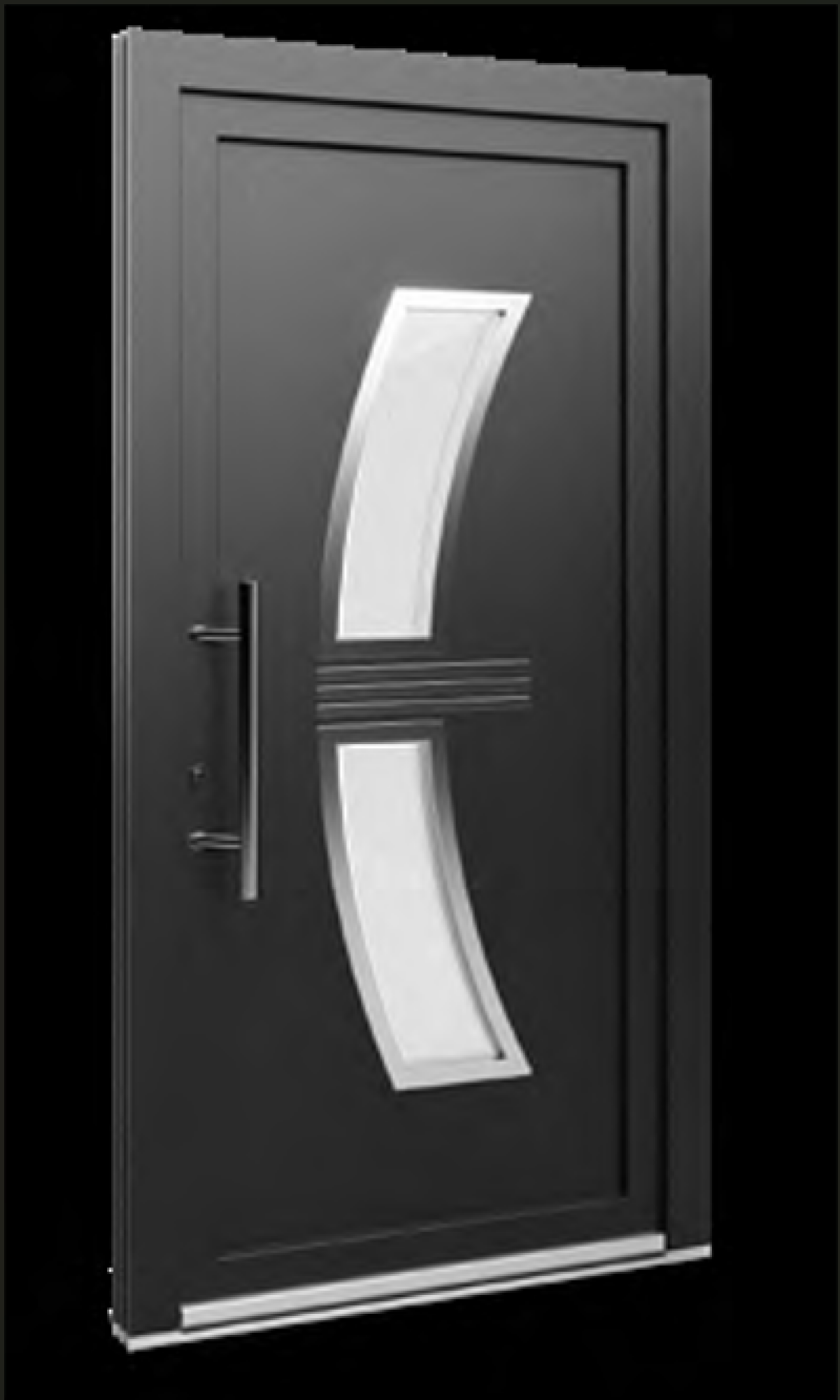 Porte d'entrée PVC modèle ekoline 47