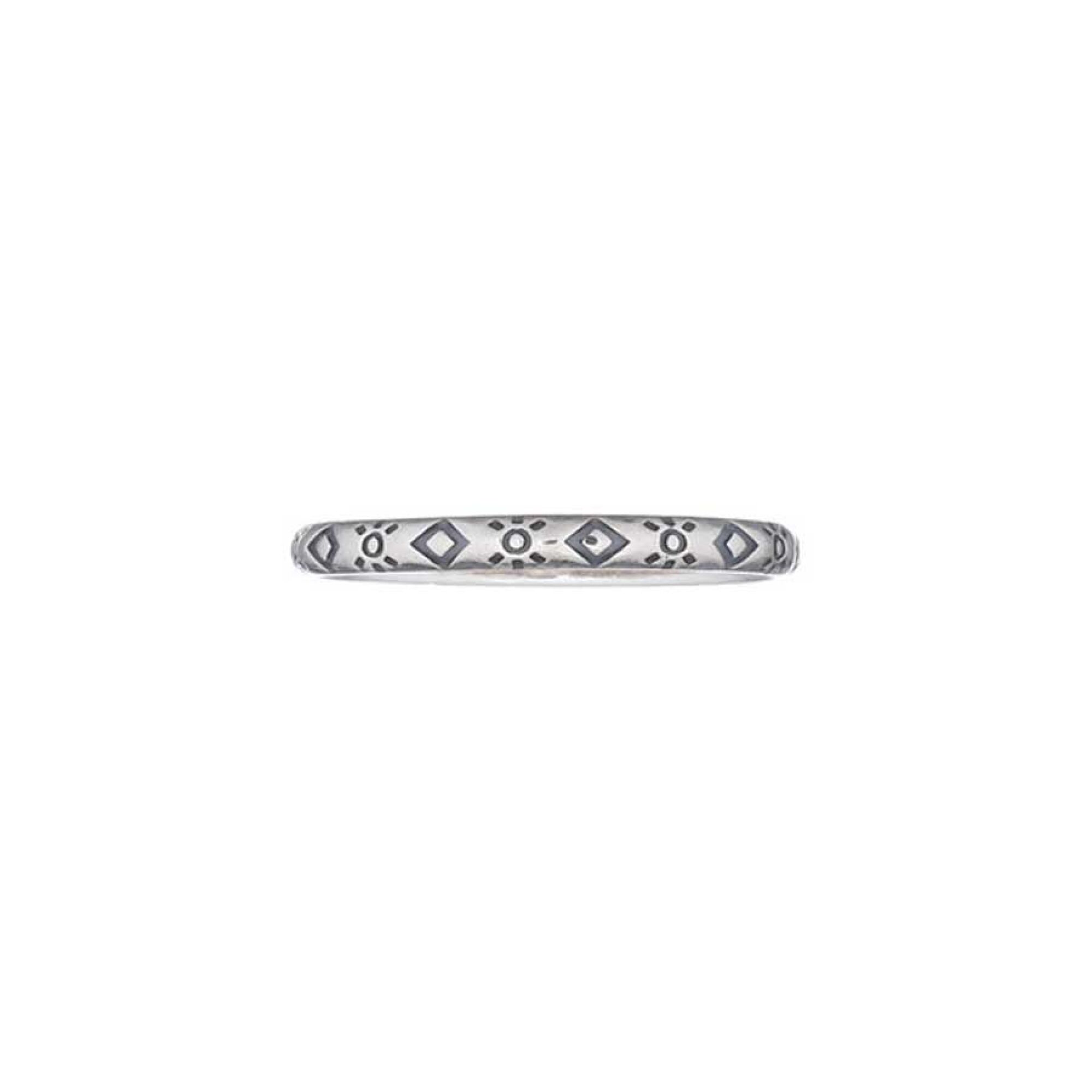 Anneau, bague mixte gravée