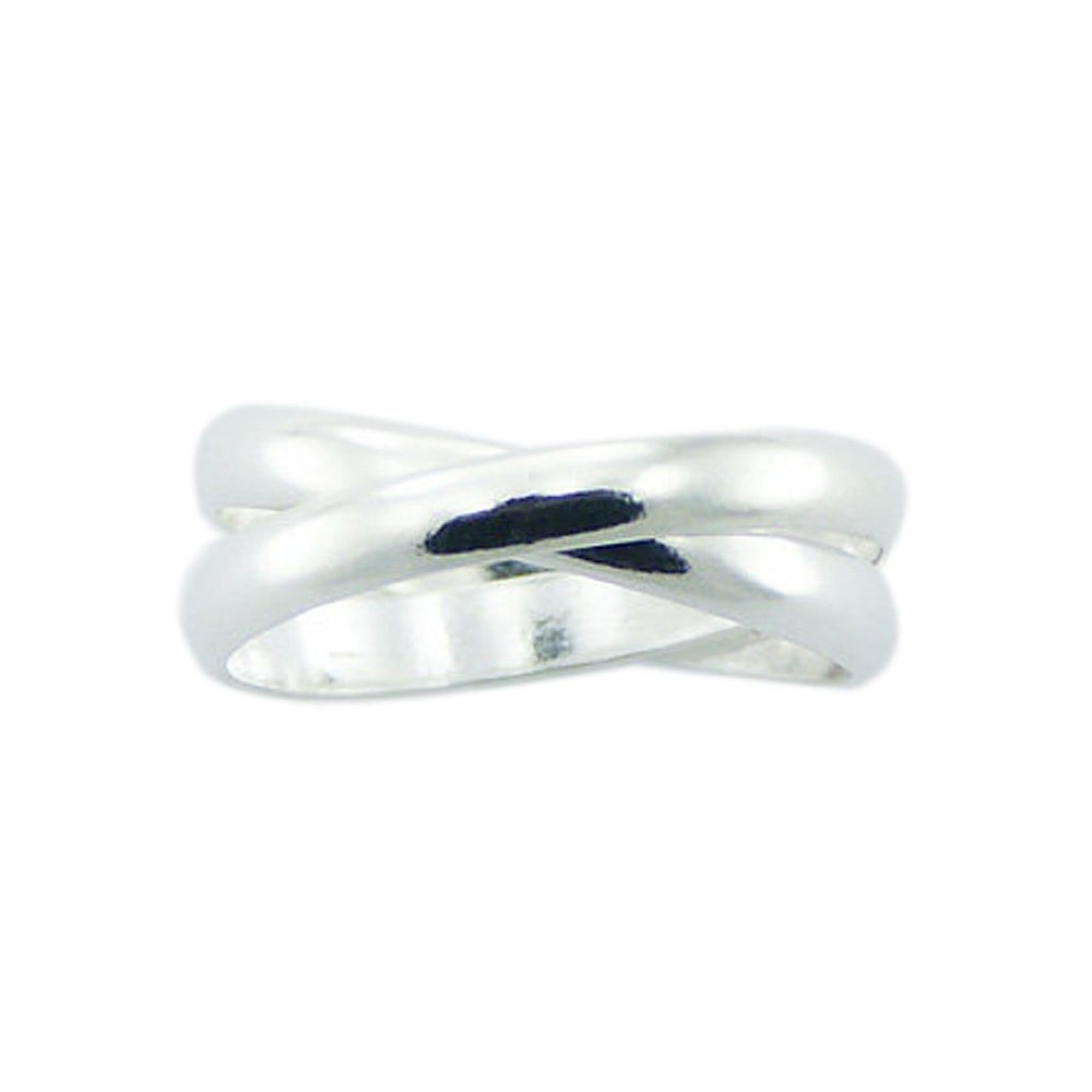 Bague 2 anneaux entrelacés