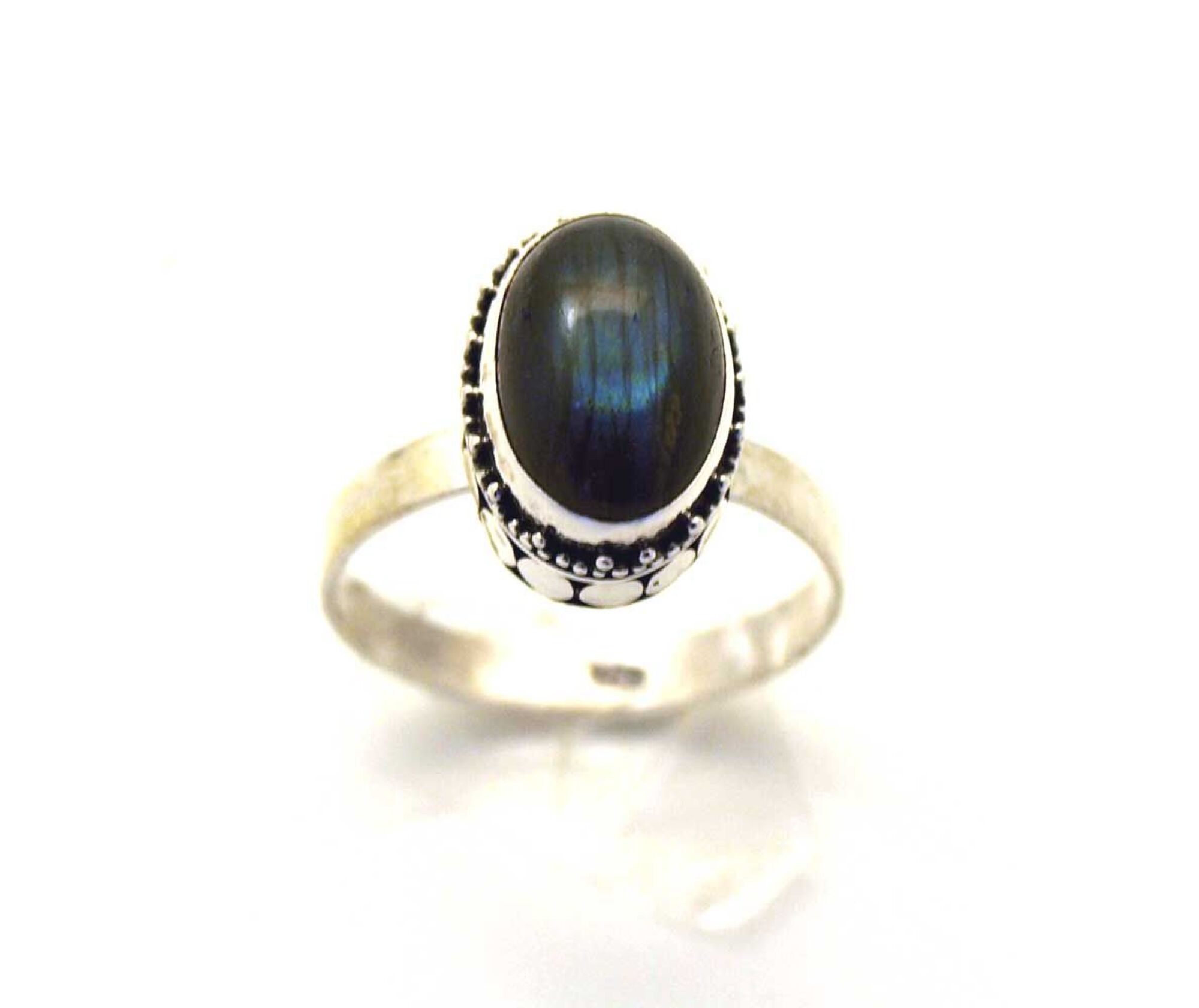 Bague argent et labradorite