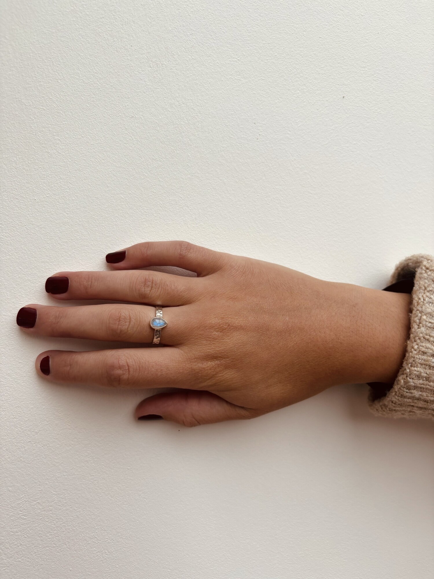 Bague argent et pierre de lune