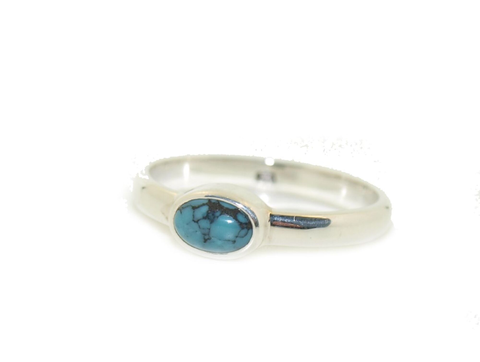 Bague argent et turquoise