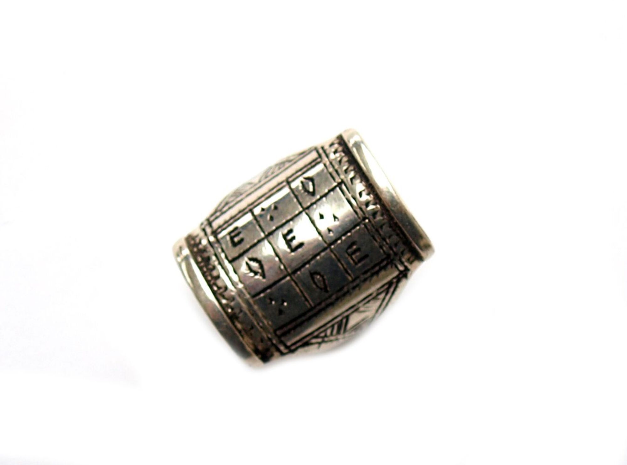 Bague Chevalière alphabet fabrication artisanale