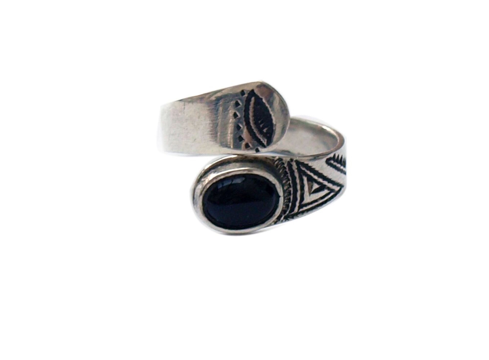 Bague Touareg argent réglable fait main