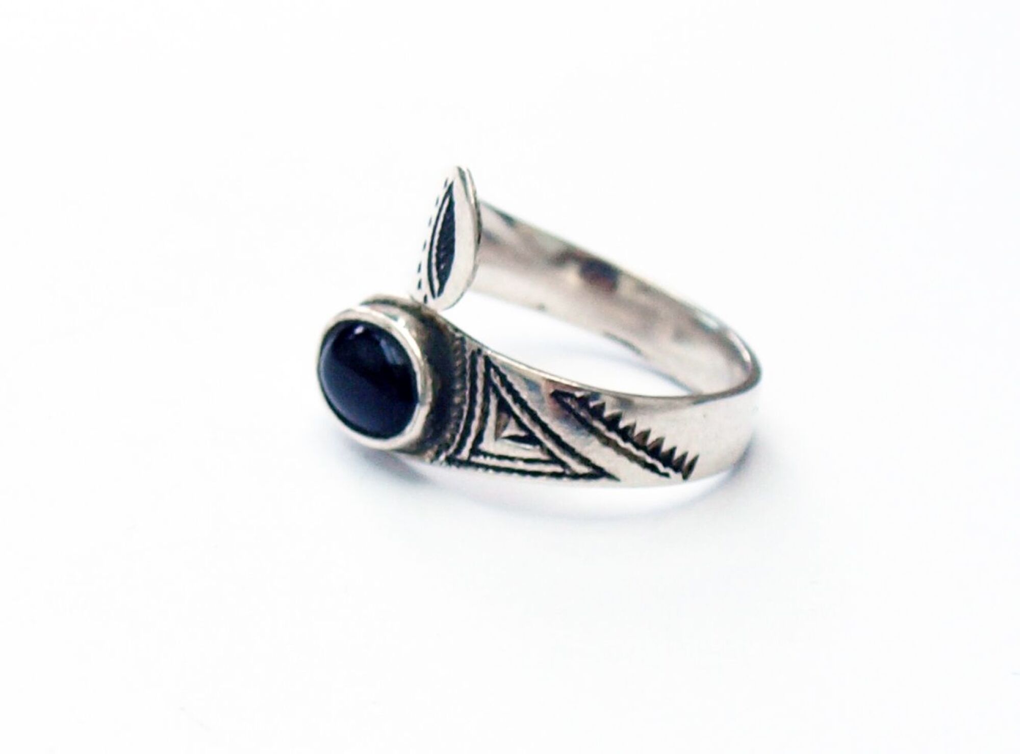 Bague Touareg argent réglable fait main