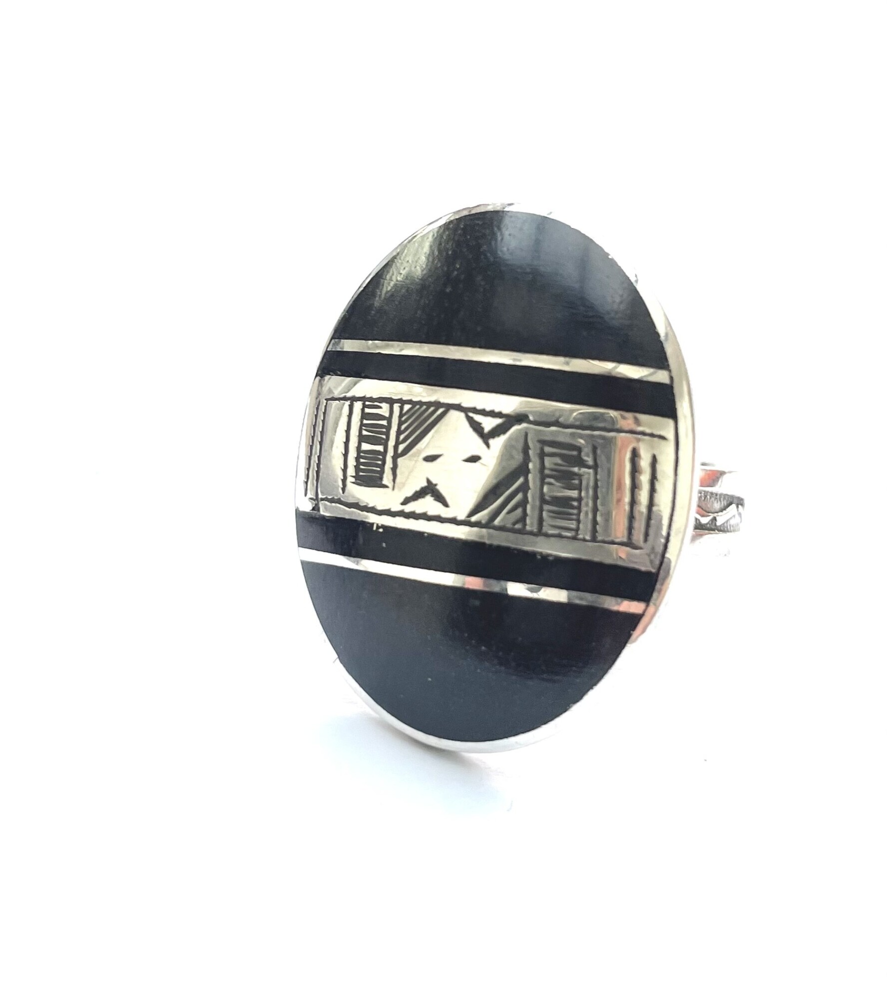 Bague Touareg bois ébène