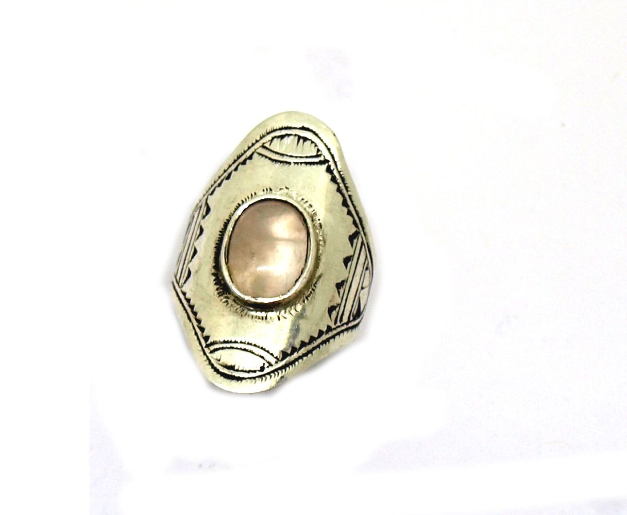 Bague touareg navette rose
