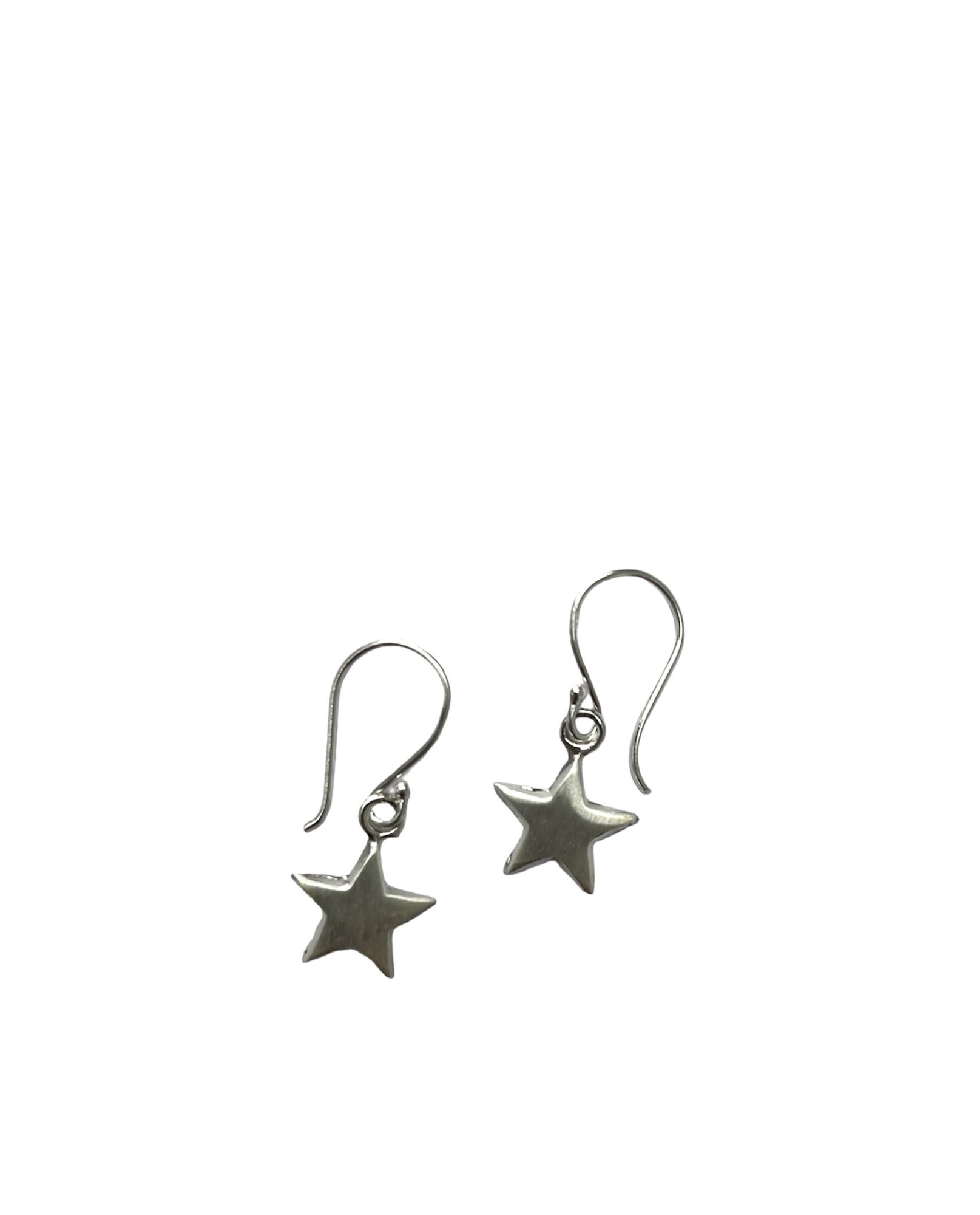 Boucle d'oreille pendante forme étoile