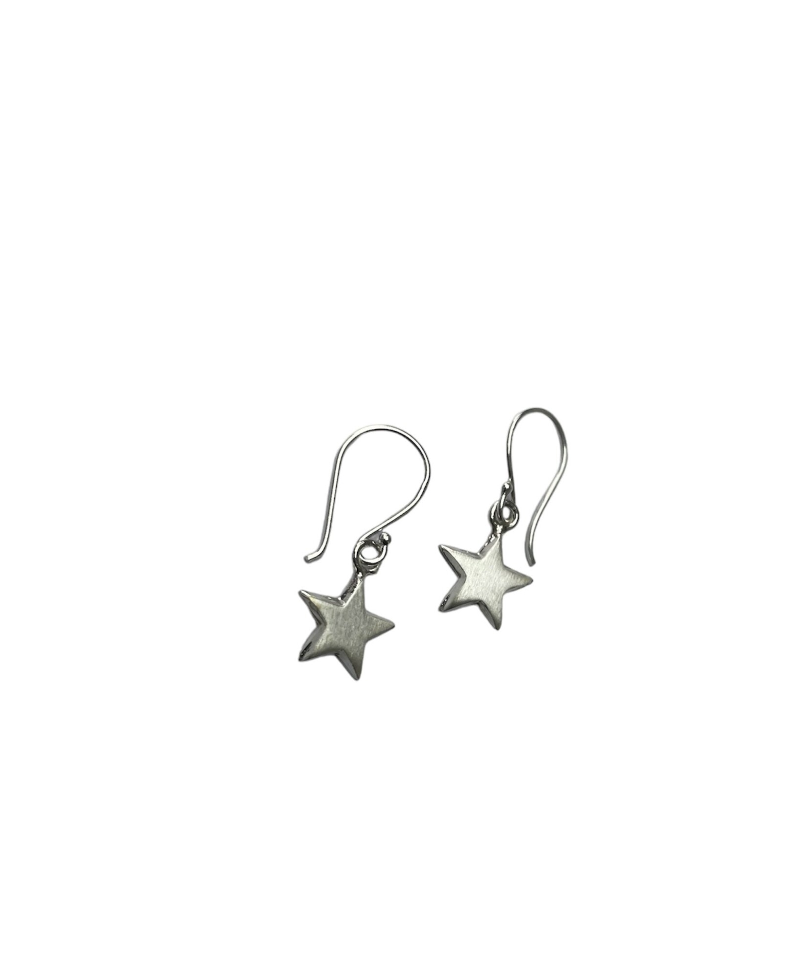 Boucle d'oreille pendante forme étoile