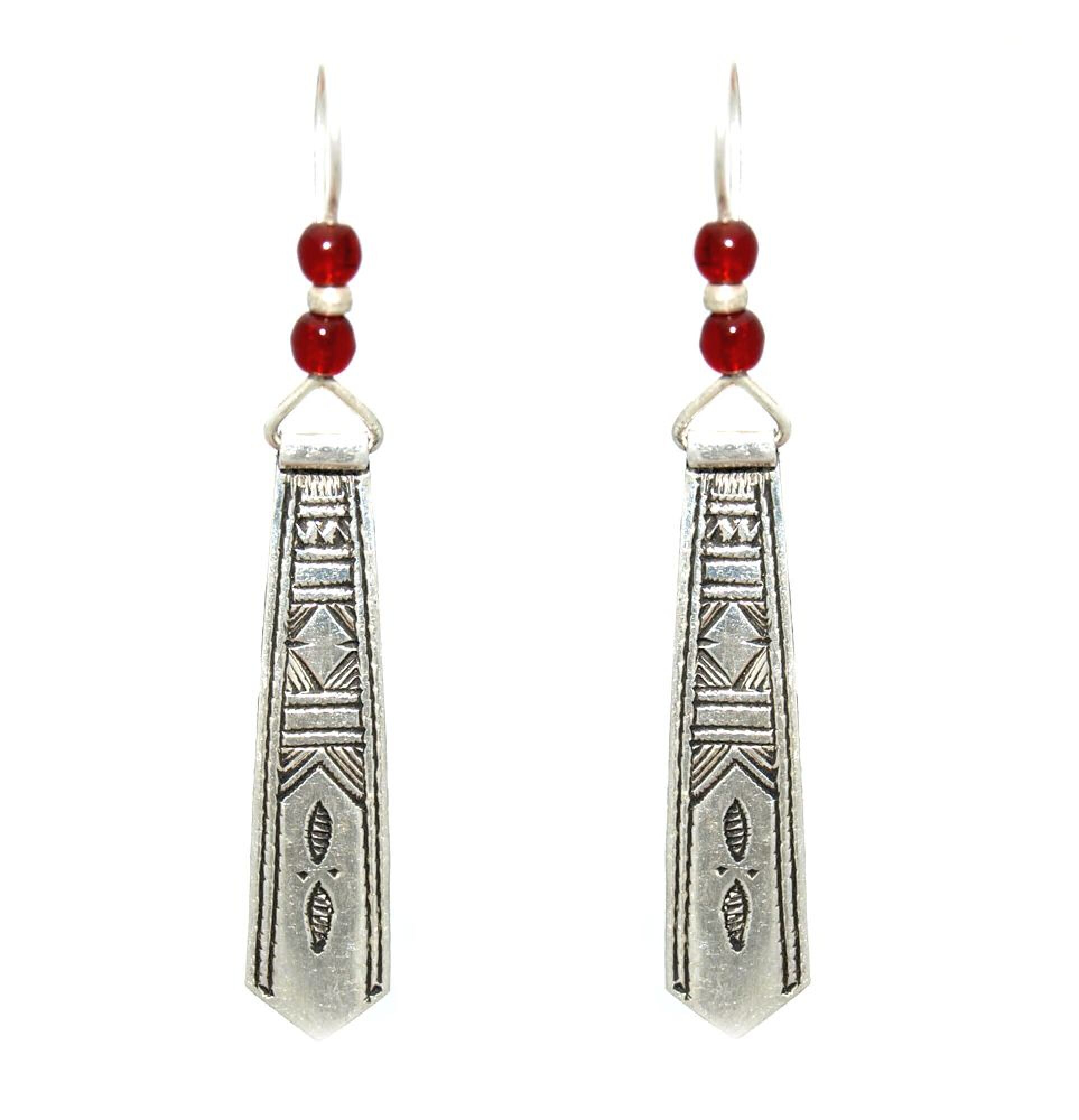 Boucle d'oreille touareg argent celebra