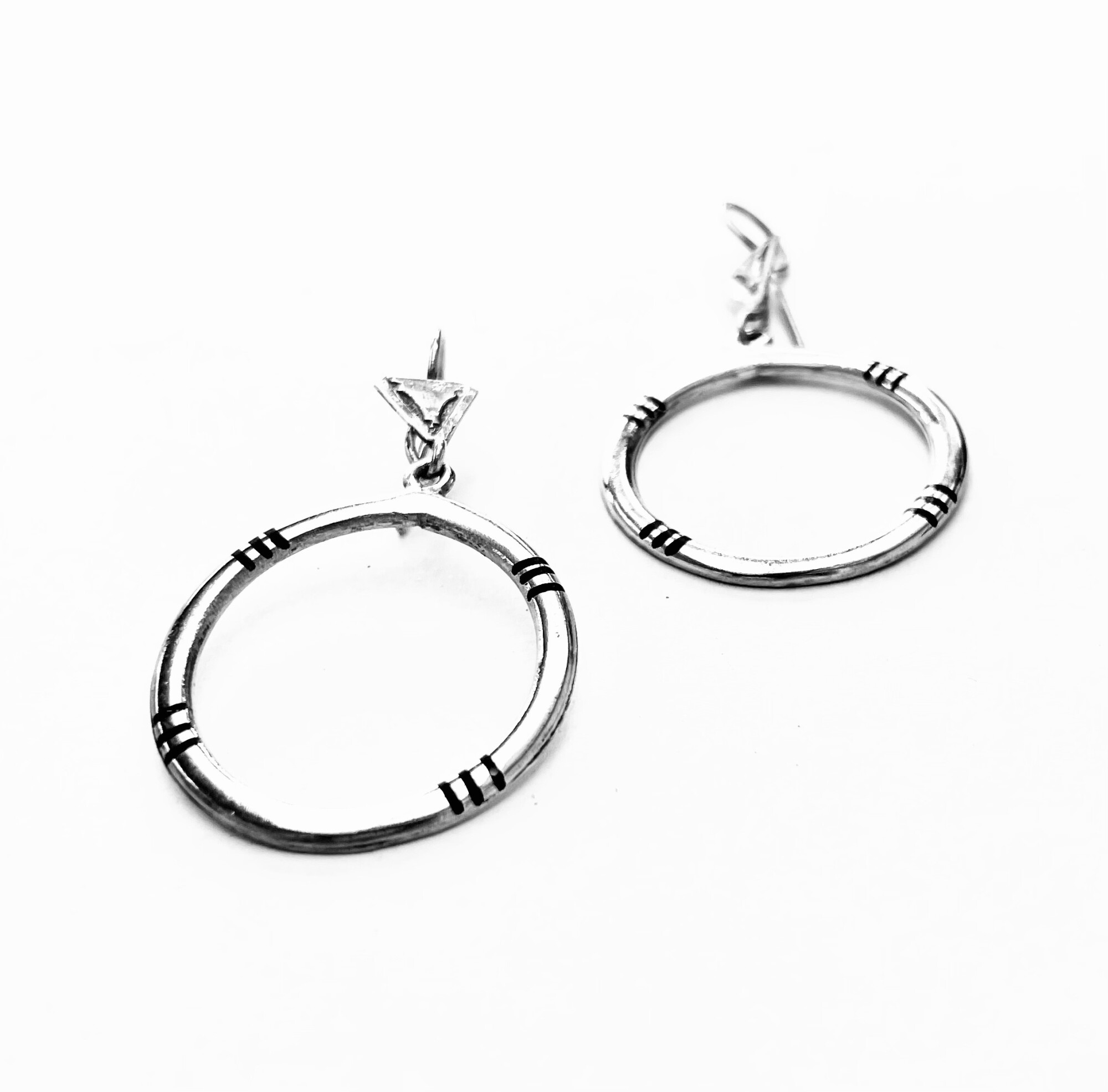 Boucles d'oreille touareg en argent