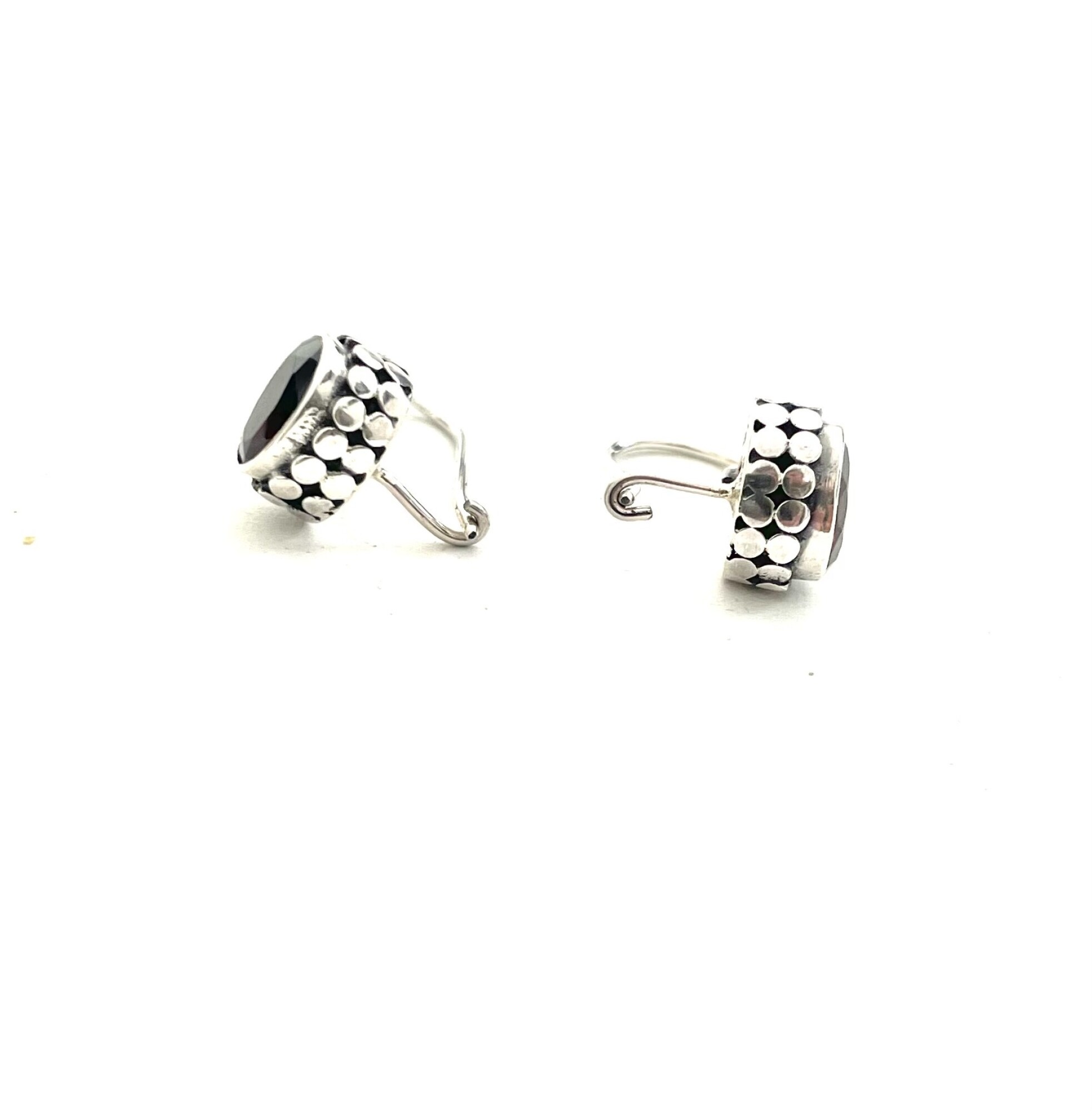 Boucles d'oreilles goutte en grenat