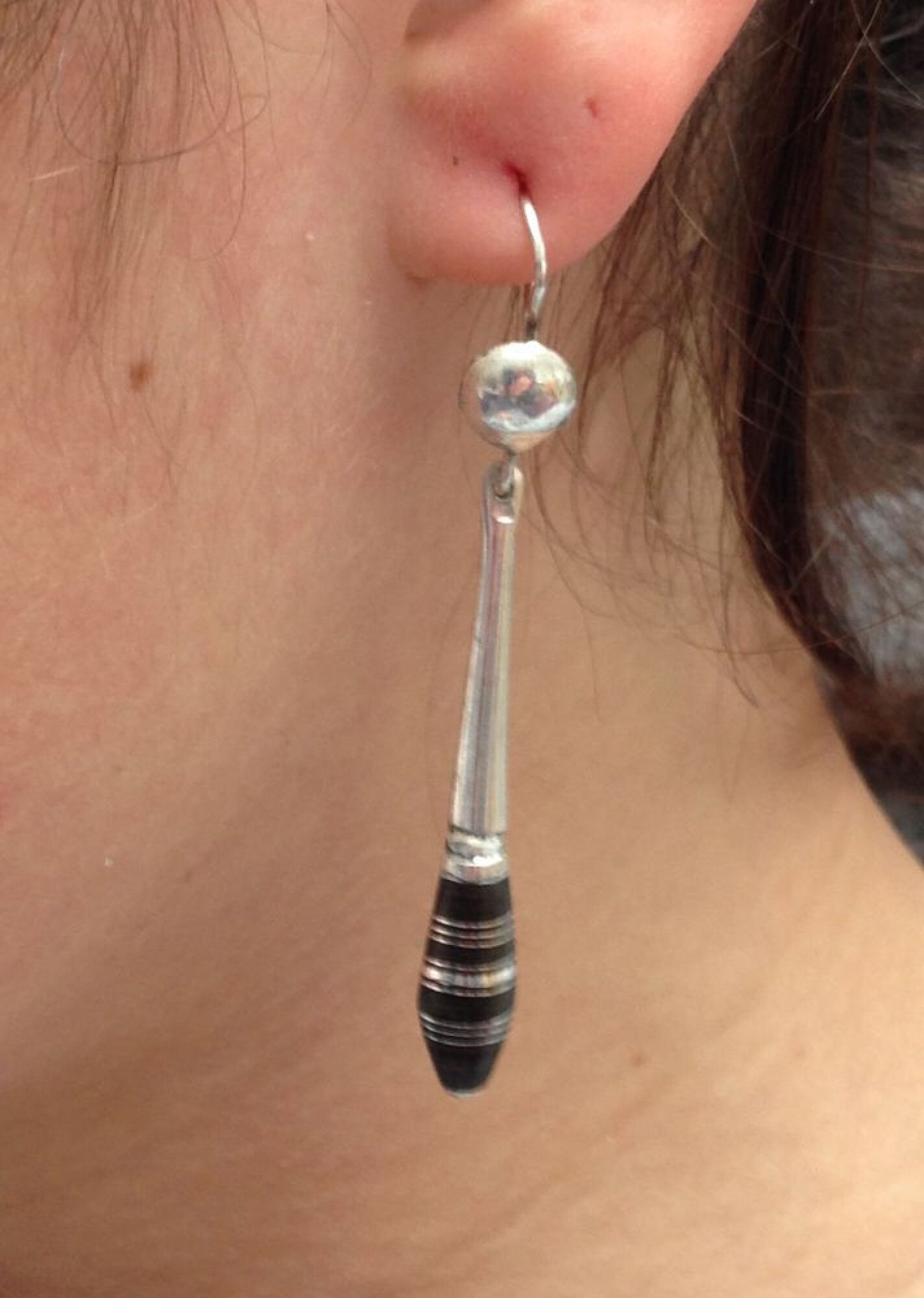 boucles d'oreilles touareg pilon faites mains