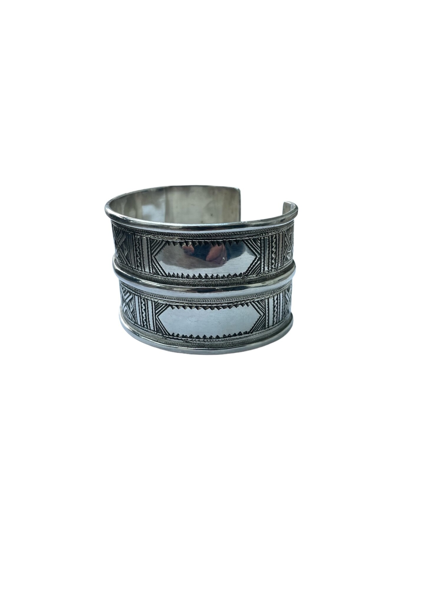 Bracelet manchette traditionelle touareg fait main