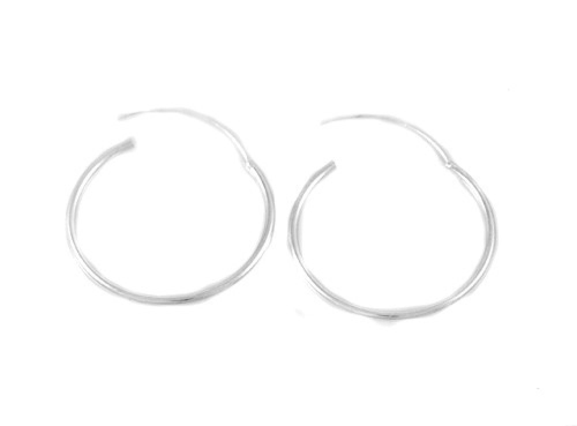 Créoles en argent