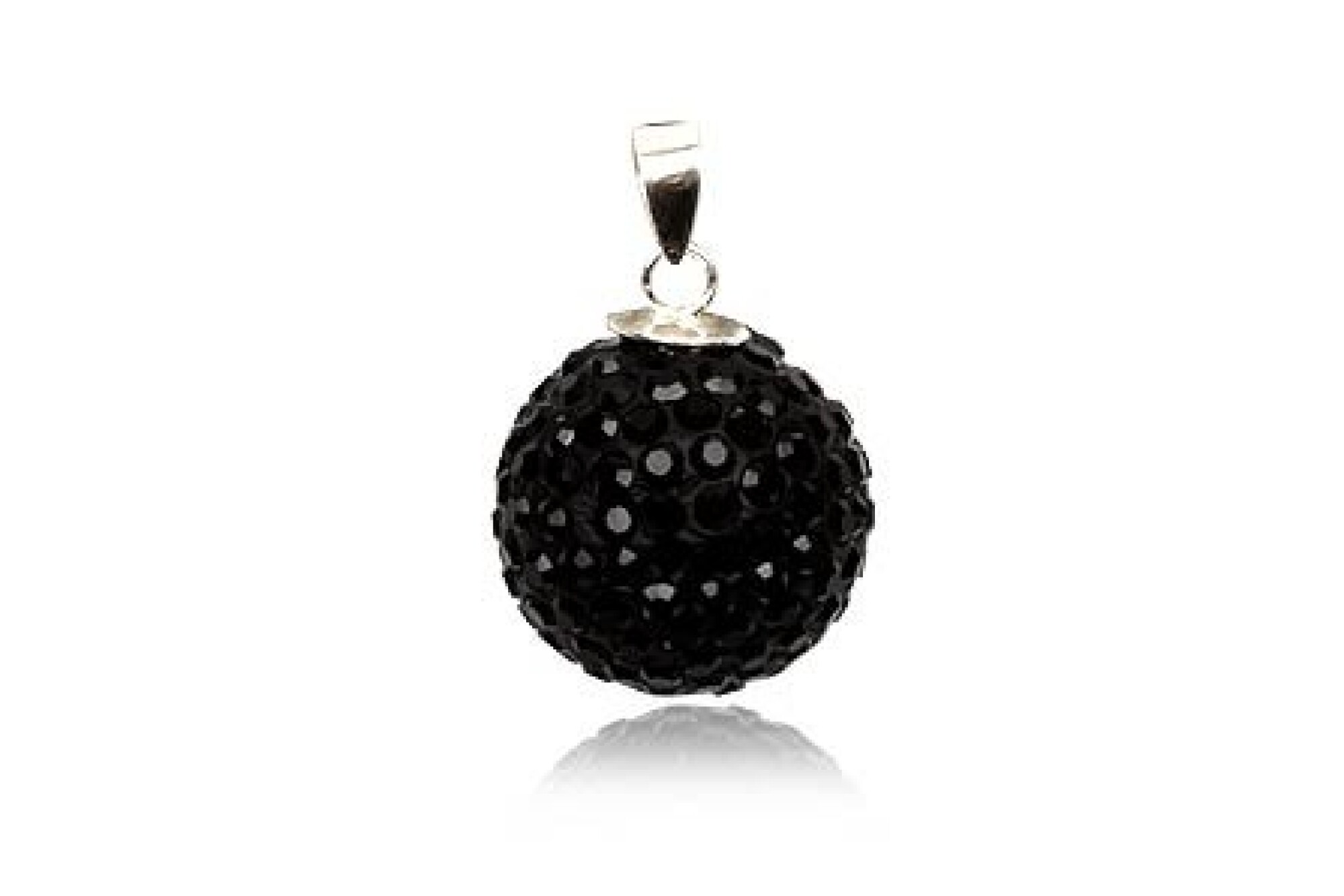 Pendentif shamballa noir