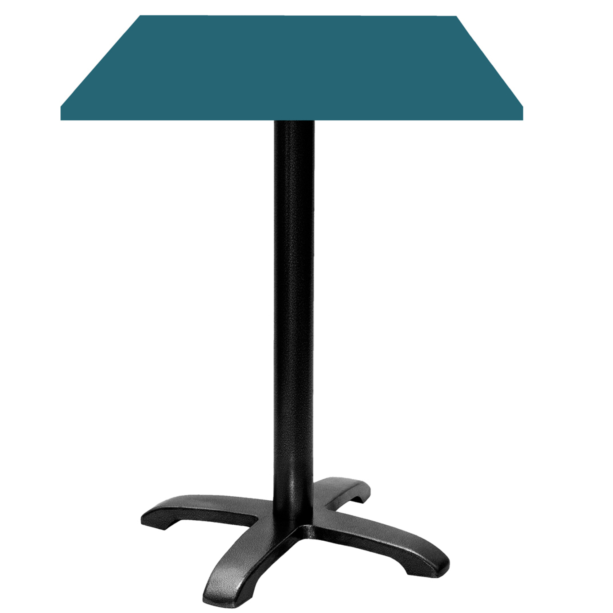 Mange-debout 60x60cm - modèle Bazila bleu prusse