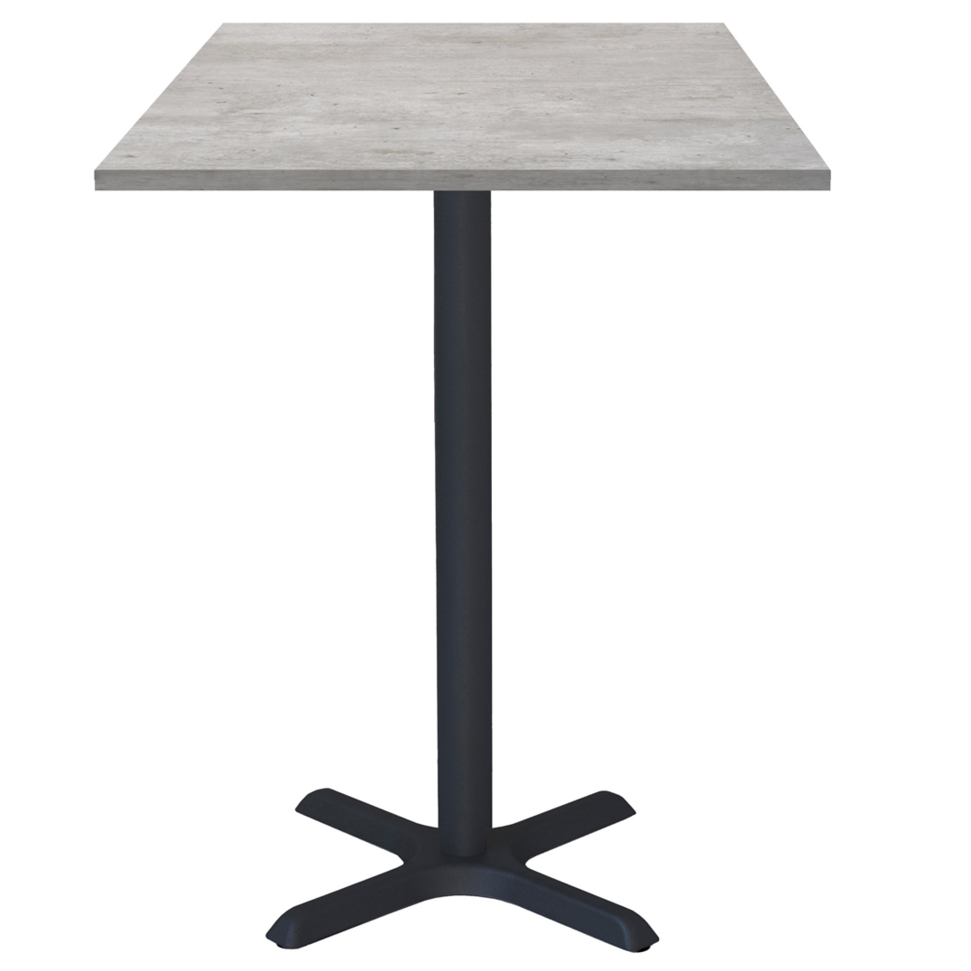 Mange-debout 60x60cm - modèle Dina béton naturel