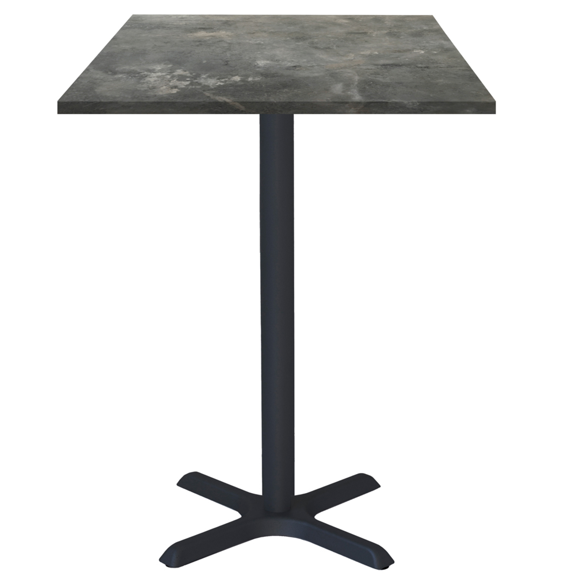 Mange-debout 60x60cm - modèle Dina pierre métallisée