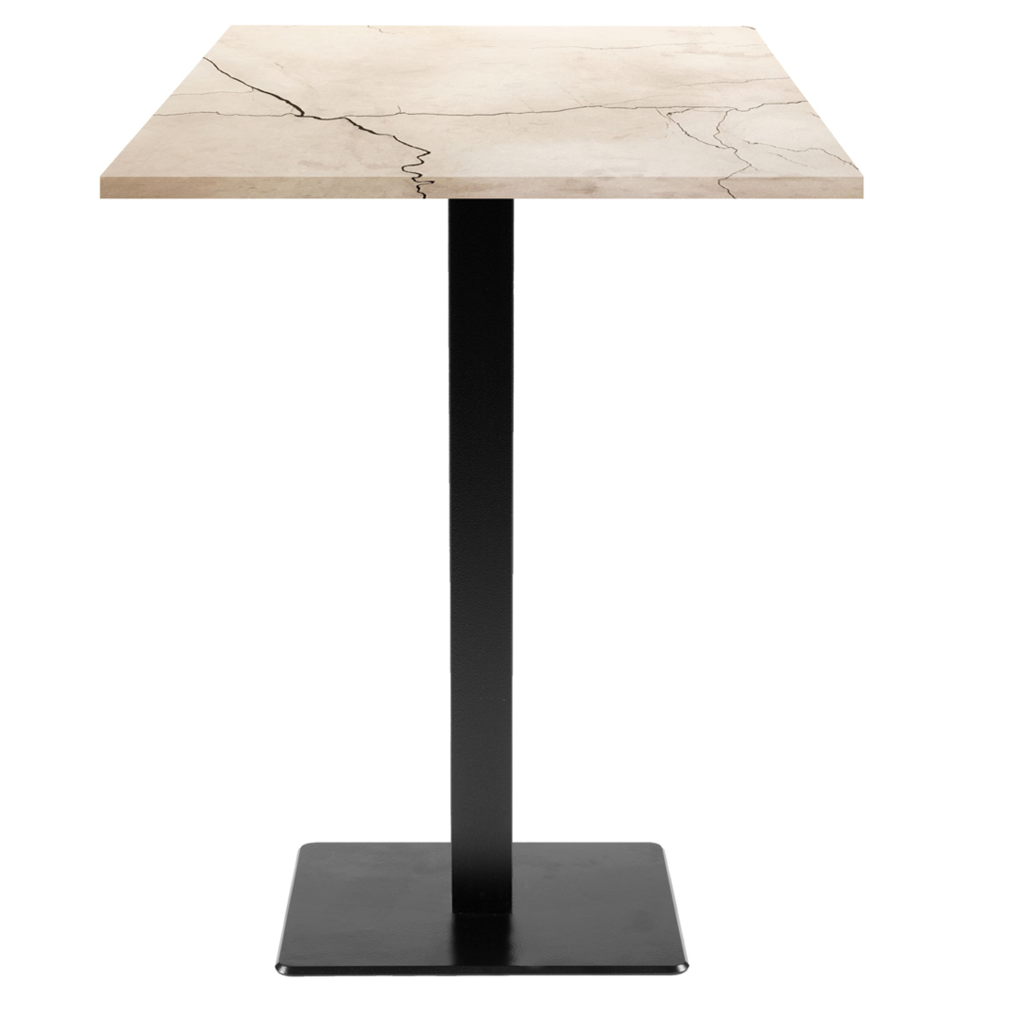 Mange-debout 60x60cm - modèle Milan lune blanche