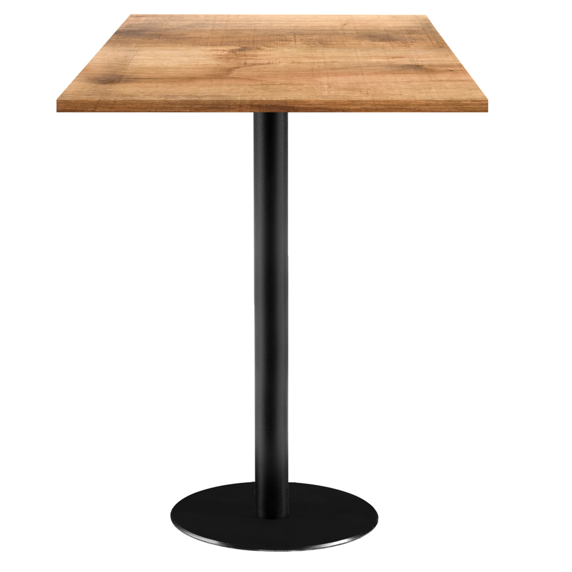 Mange-debout 60x60cm - modèle Rome bois tanin clair