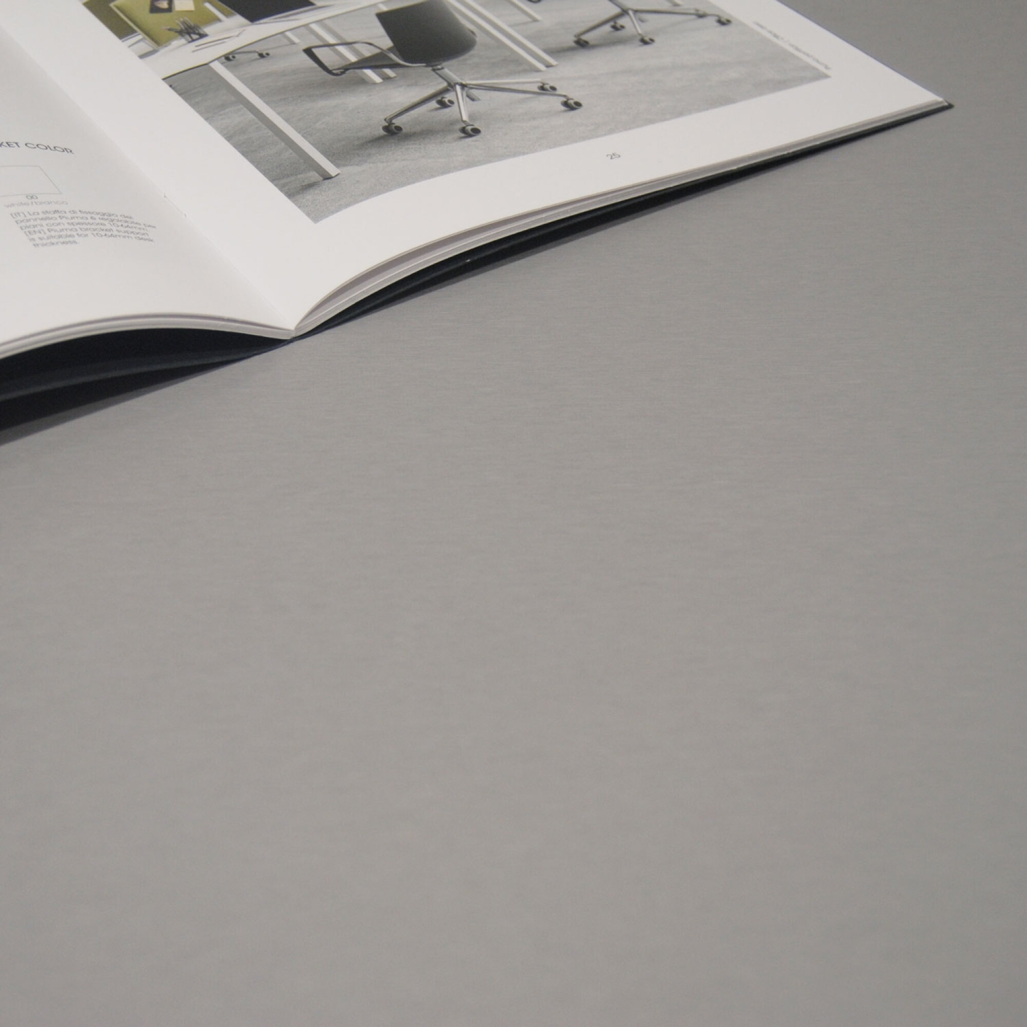 Mange-debout 60x60cm - modèle Rome gris metallisé