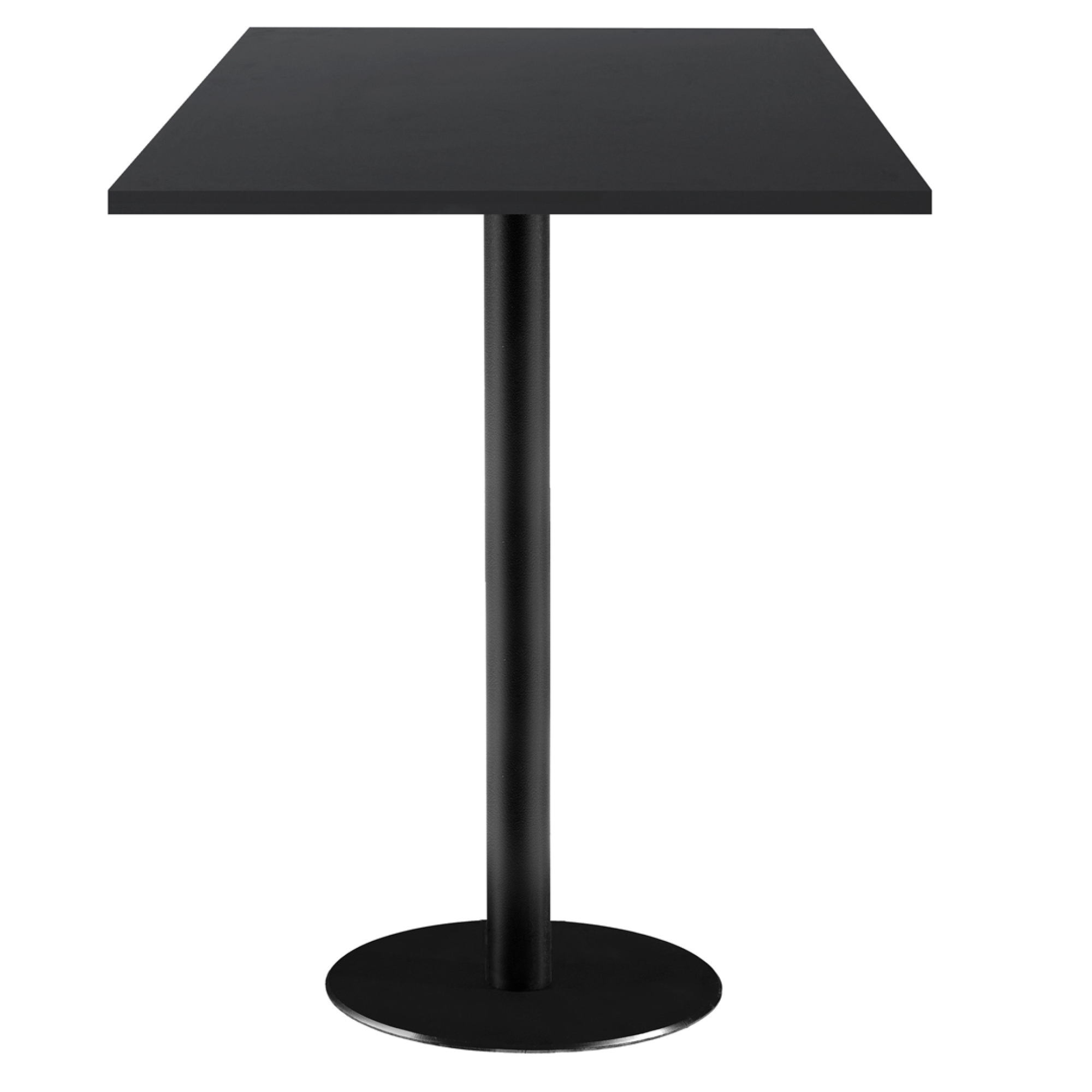 Mange-debout 60x60cm - modèle Rome pied et noir uni