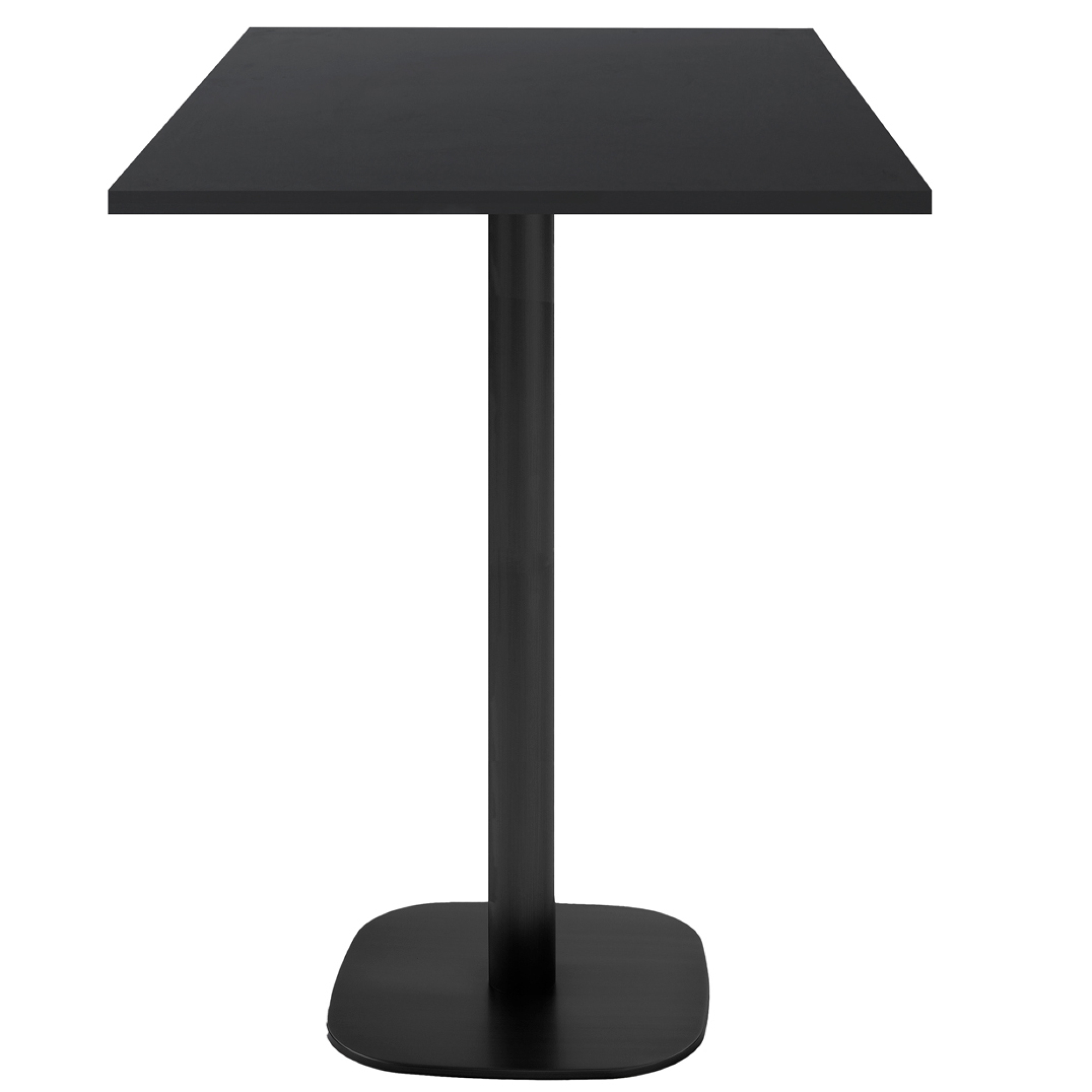 Mange-debout 60x60cm - modèle Round noir
