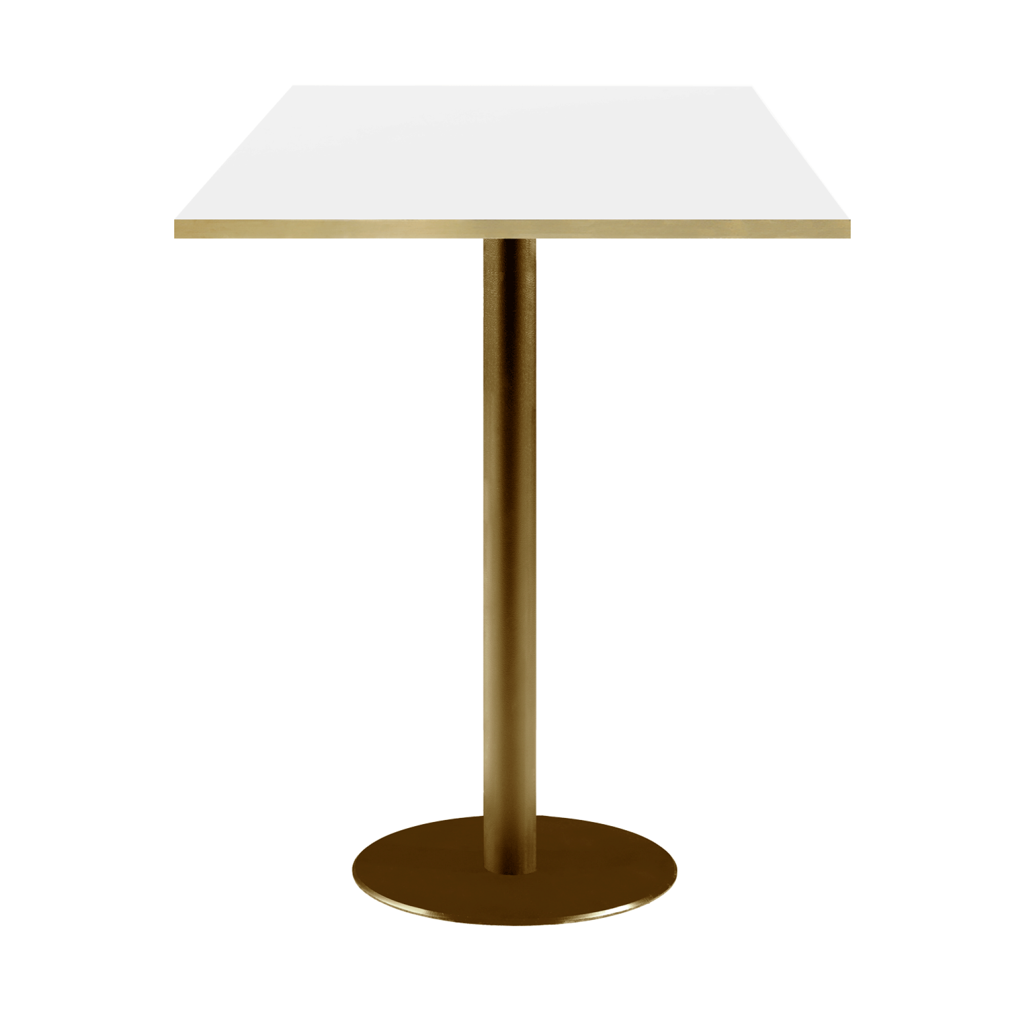 Mange-debout 60x60cm Rome bistrot blanche