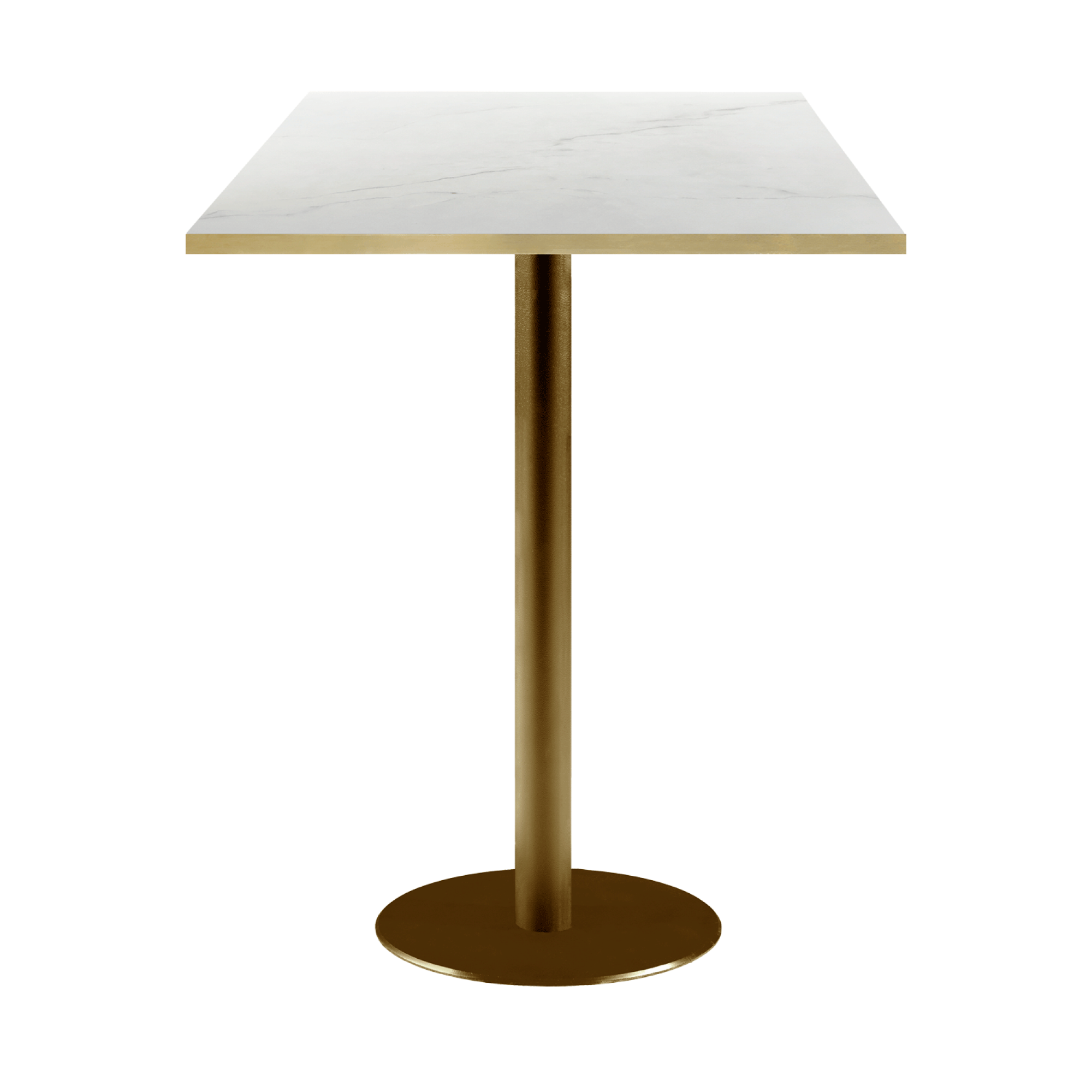 Mange-debout 60x60cm Rome bistrot marbre translucide