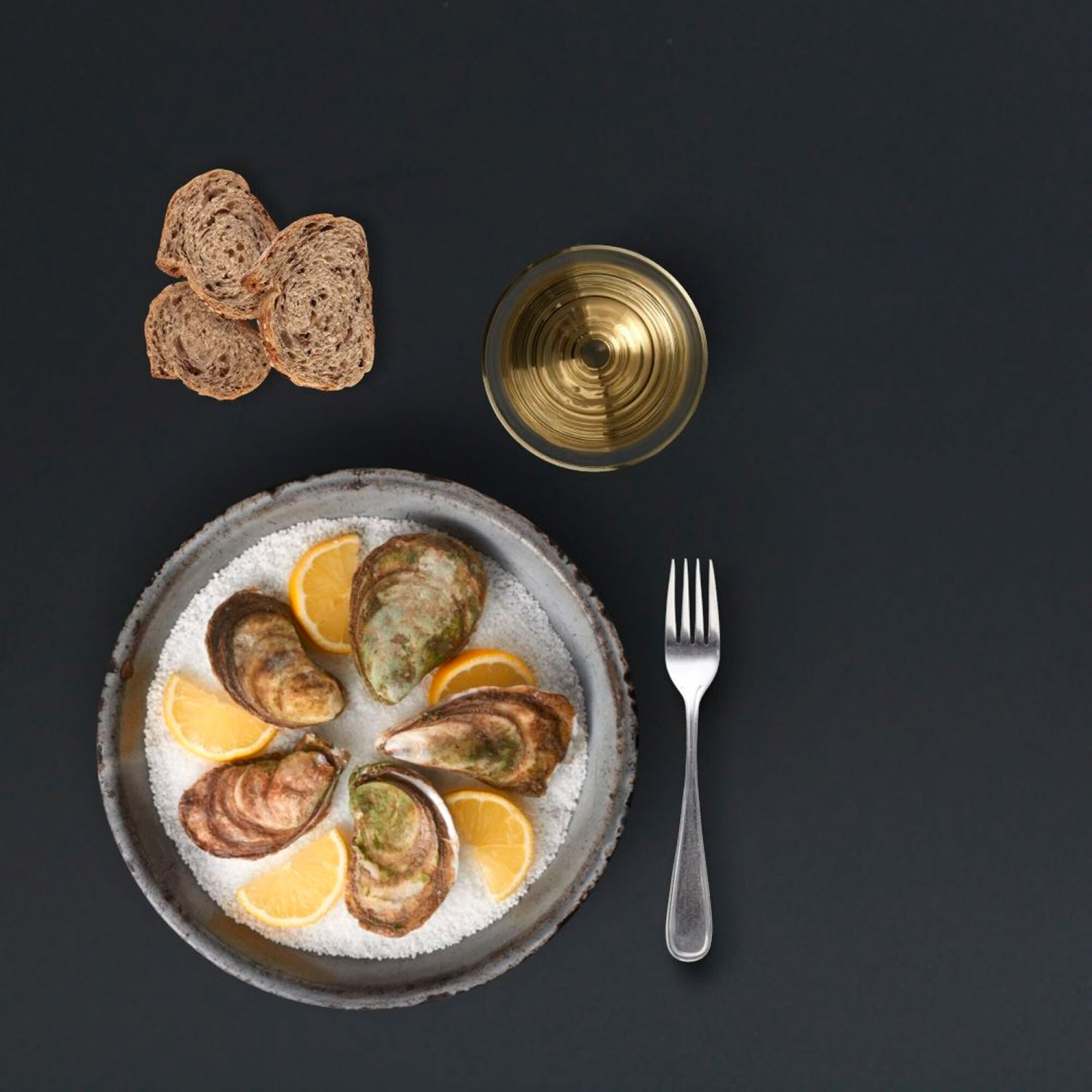 Mange-debout 60x60cm Rome bistrot noire