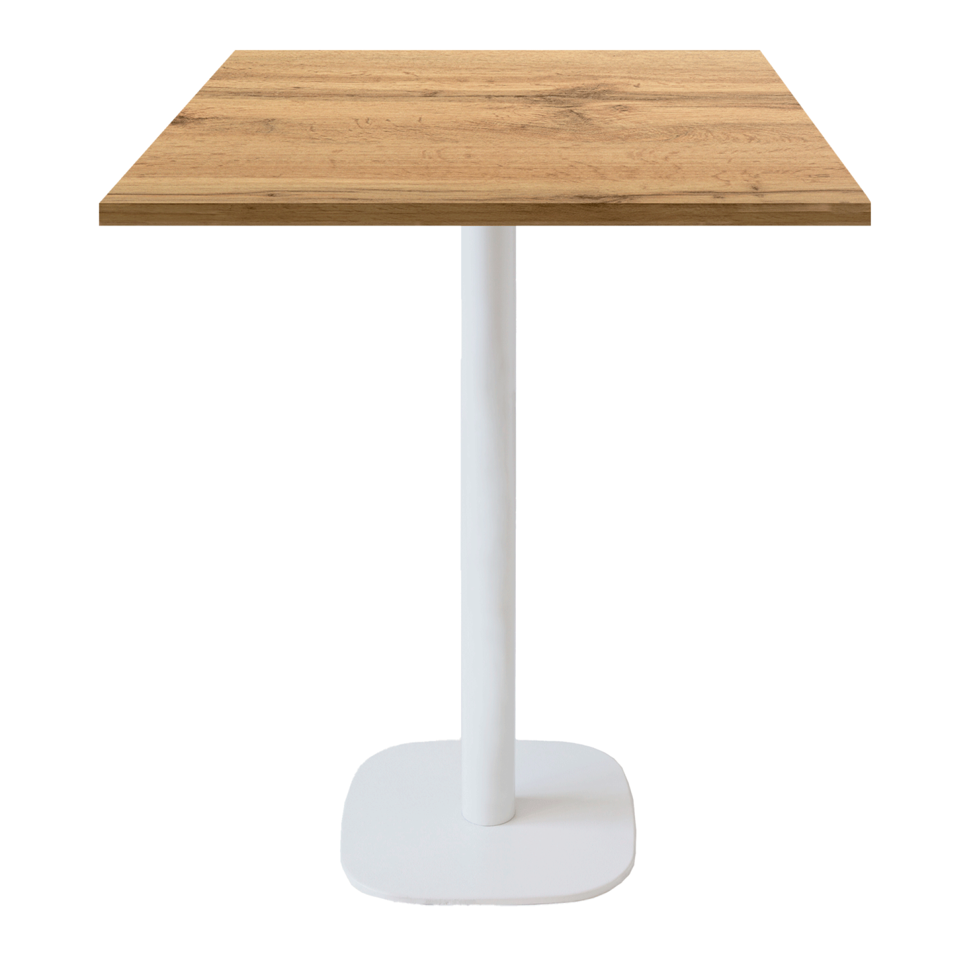 Mange-debout 70x70cm - modèle Round banc chene armor