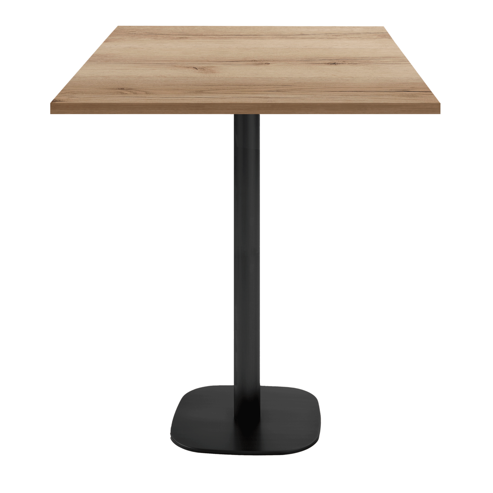 Mange-debout 70x70cm - modèle Round chene delano