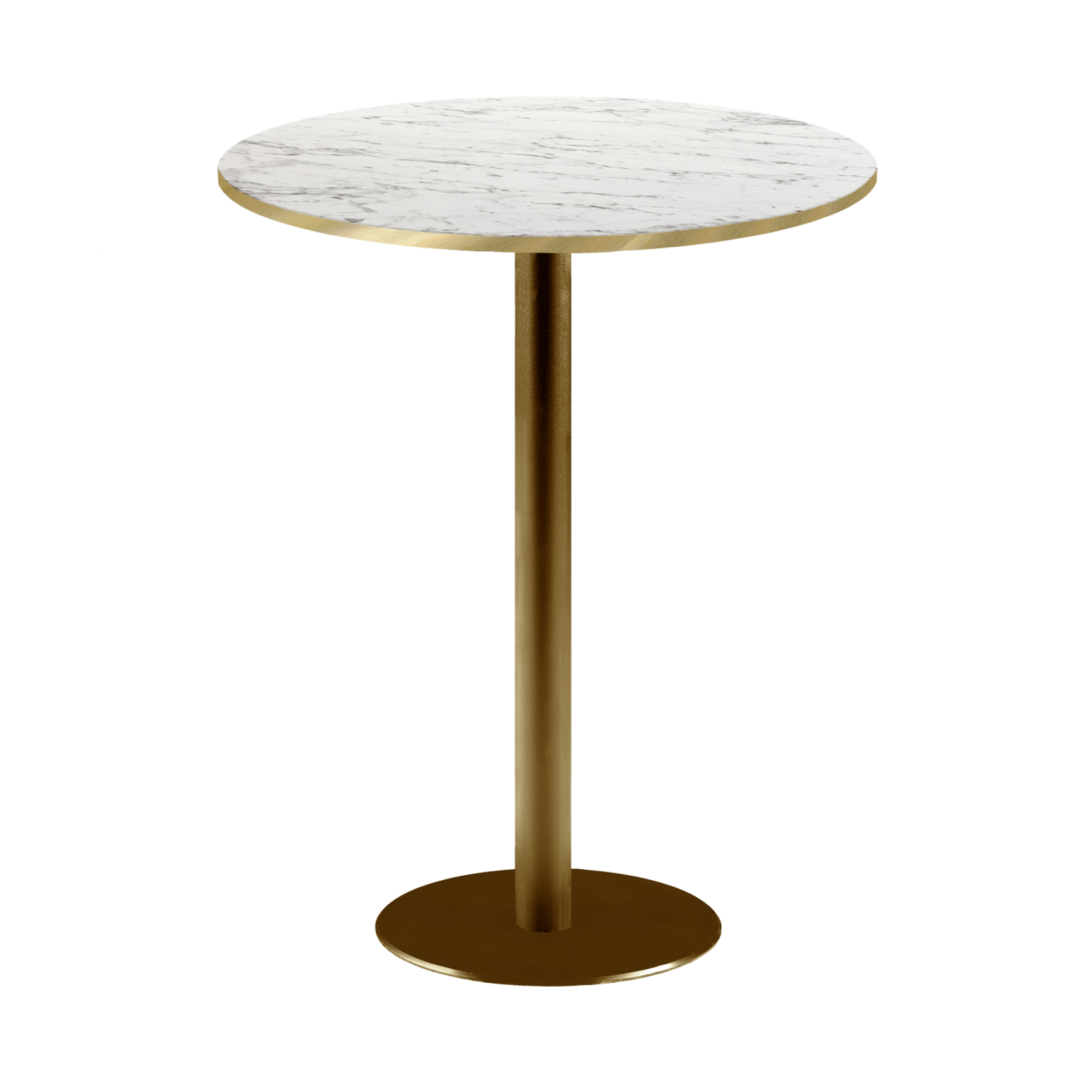 Mange-debout Ø60cm Rome bistrot marbre veiné