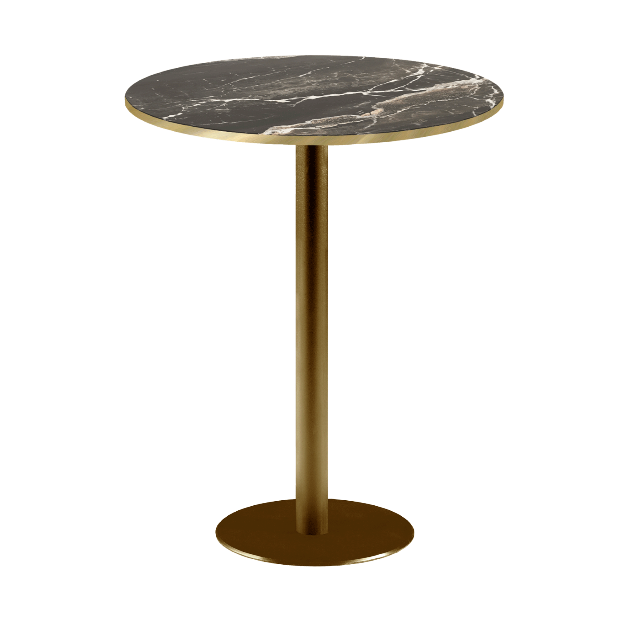 Mange-debout Ø60cm Rome bistrot marbre veiné