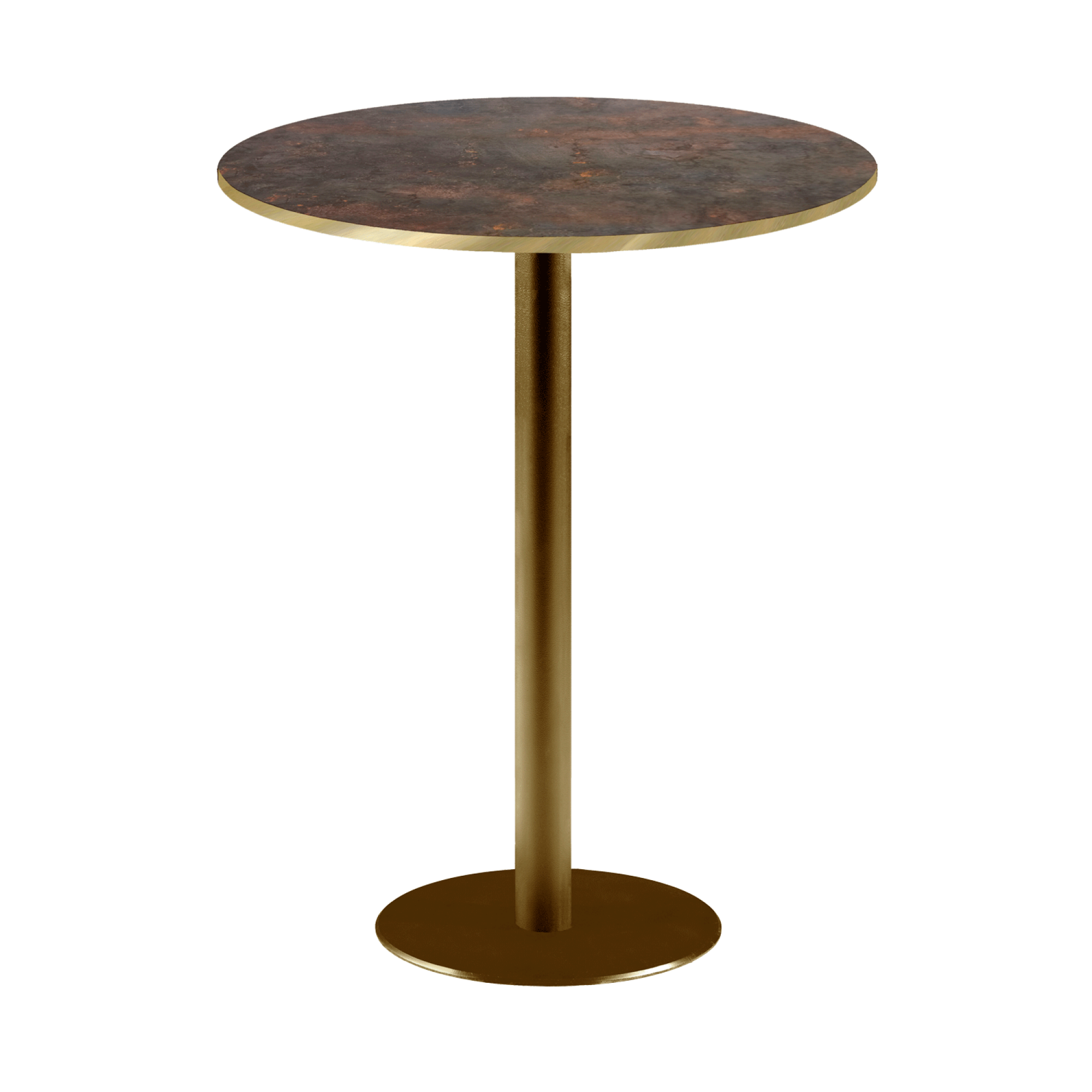 Mange-debout Ø60cm Rome bistrot rouille