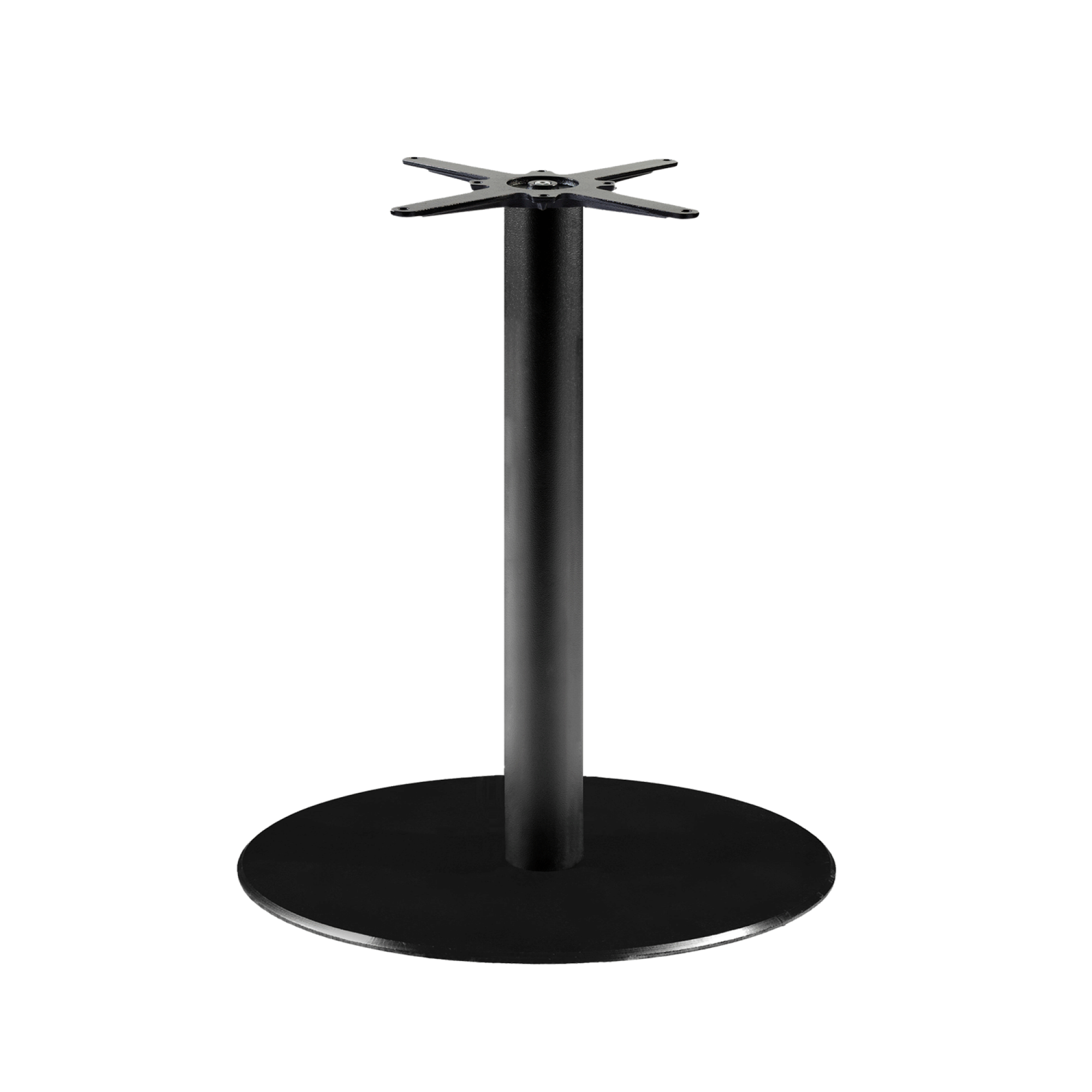 Piétement modèle Rome noir XL pour tables jusqu'à Ø130cm