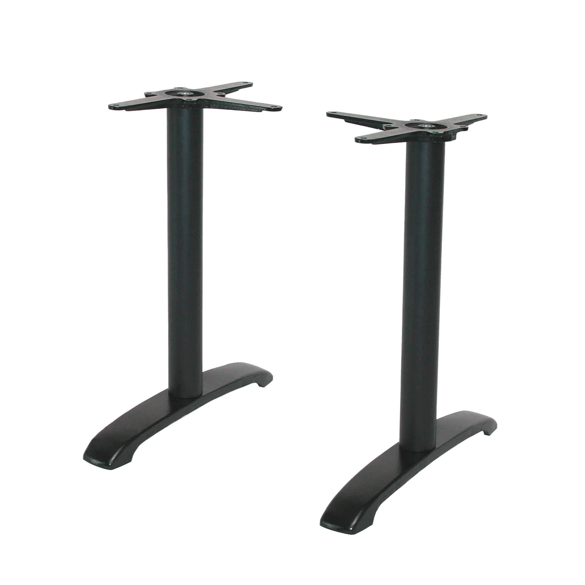 Piétement pour table rectangulaire, modèle Bazila noir