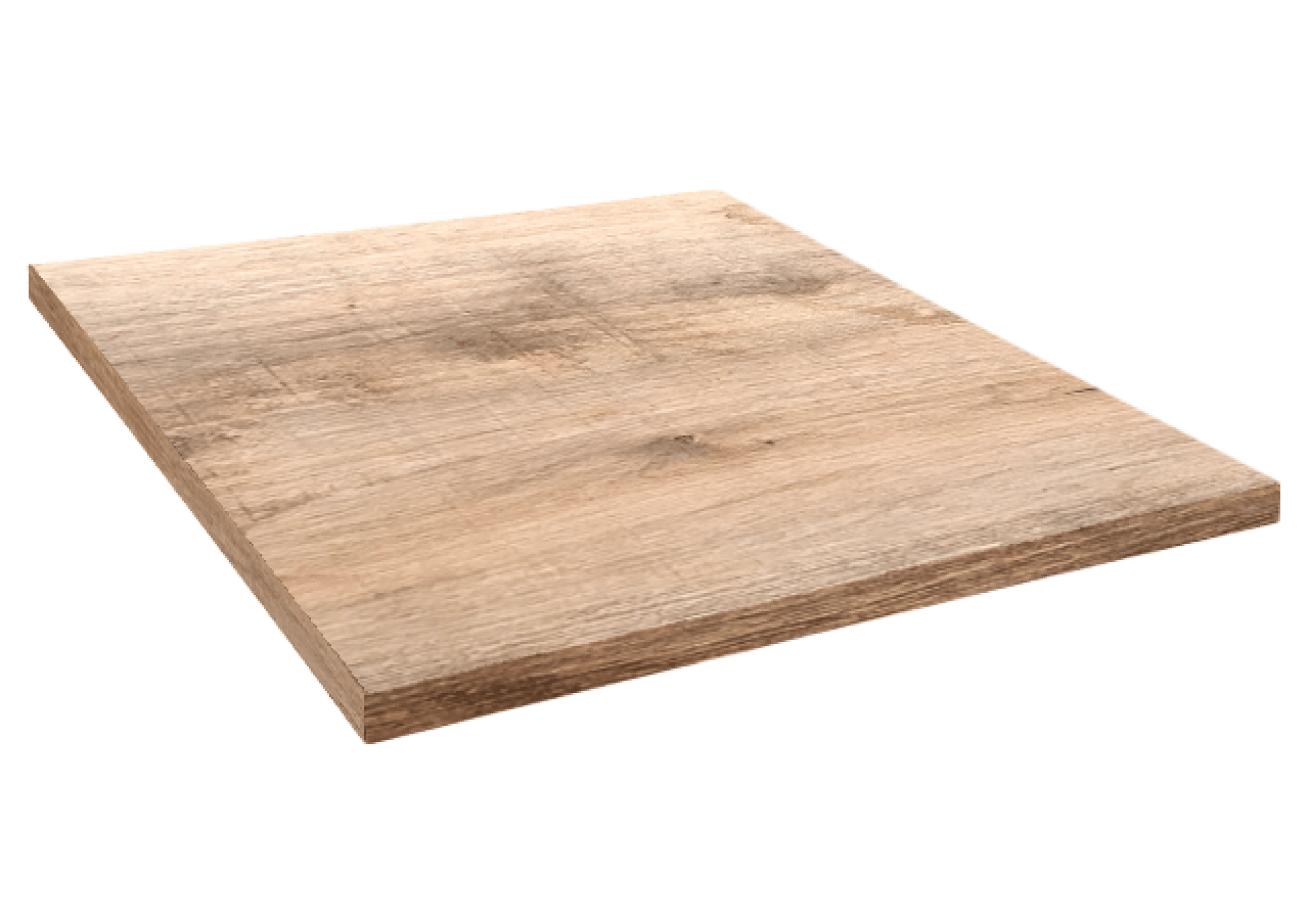 Plateau 60x60 decor tanin naturel