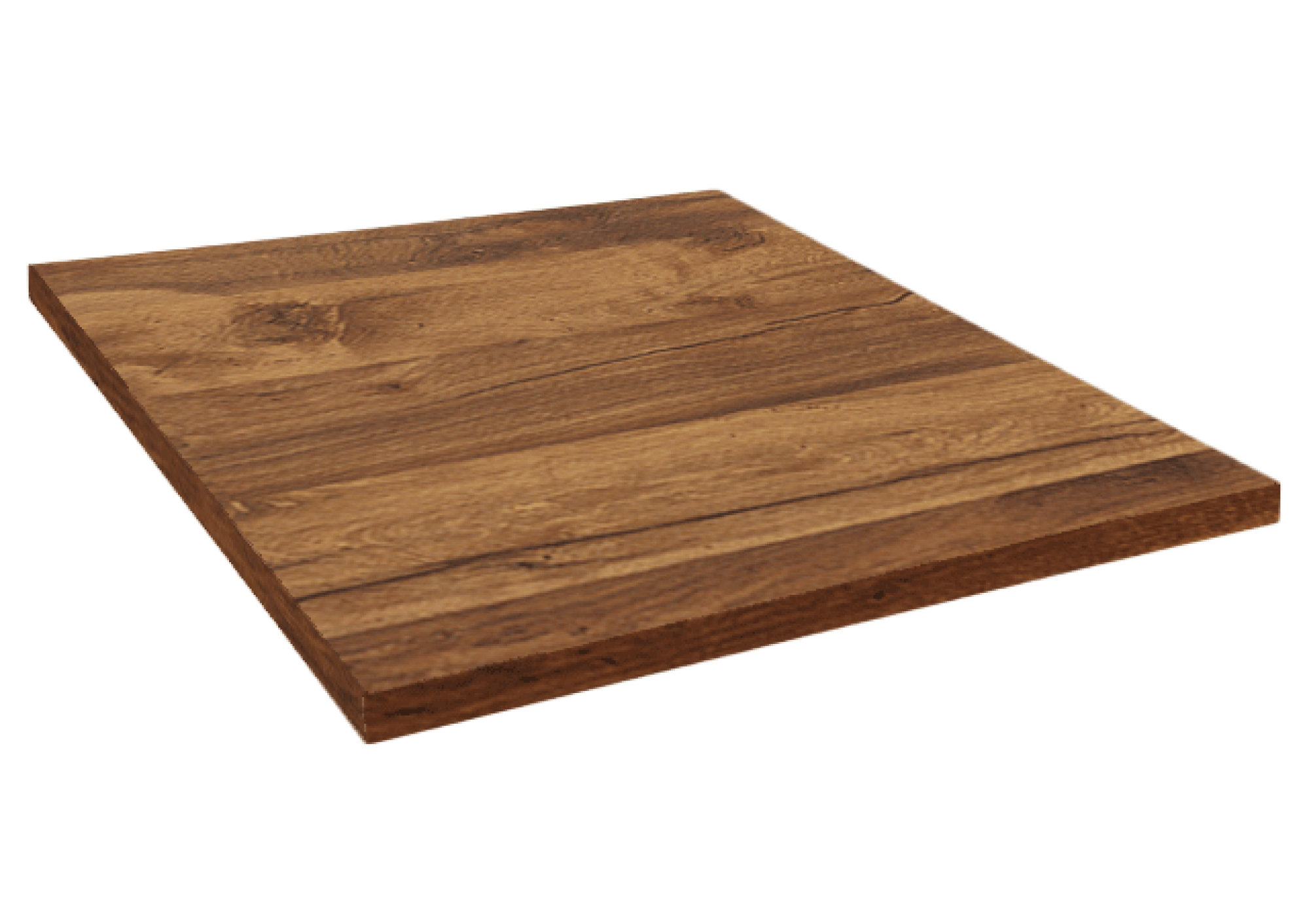 Plateau 90x90 decor chene hunton