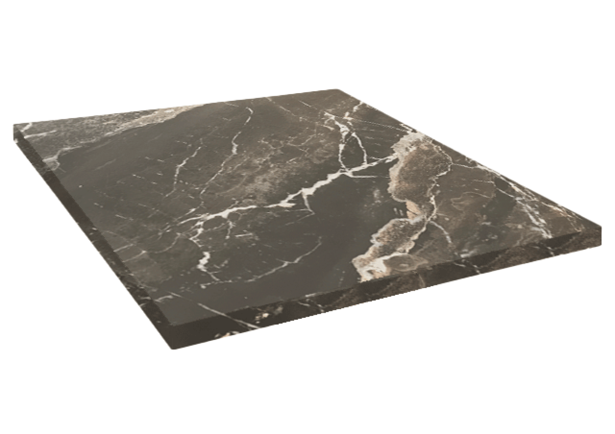 Plateau 90x90 decor marbre royal