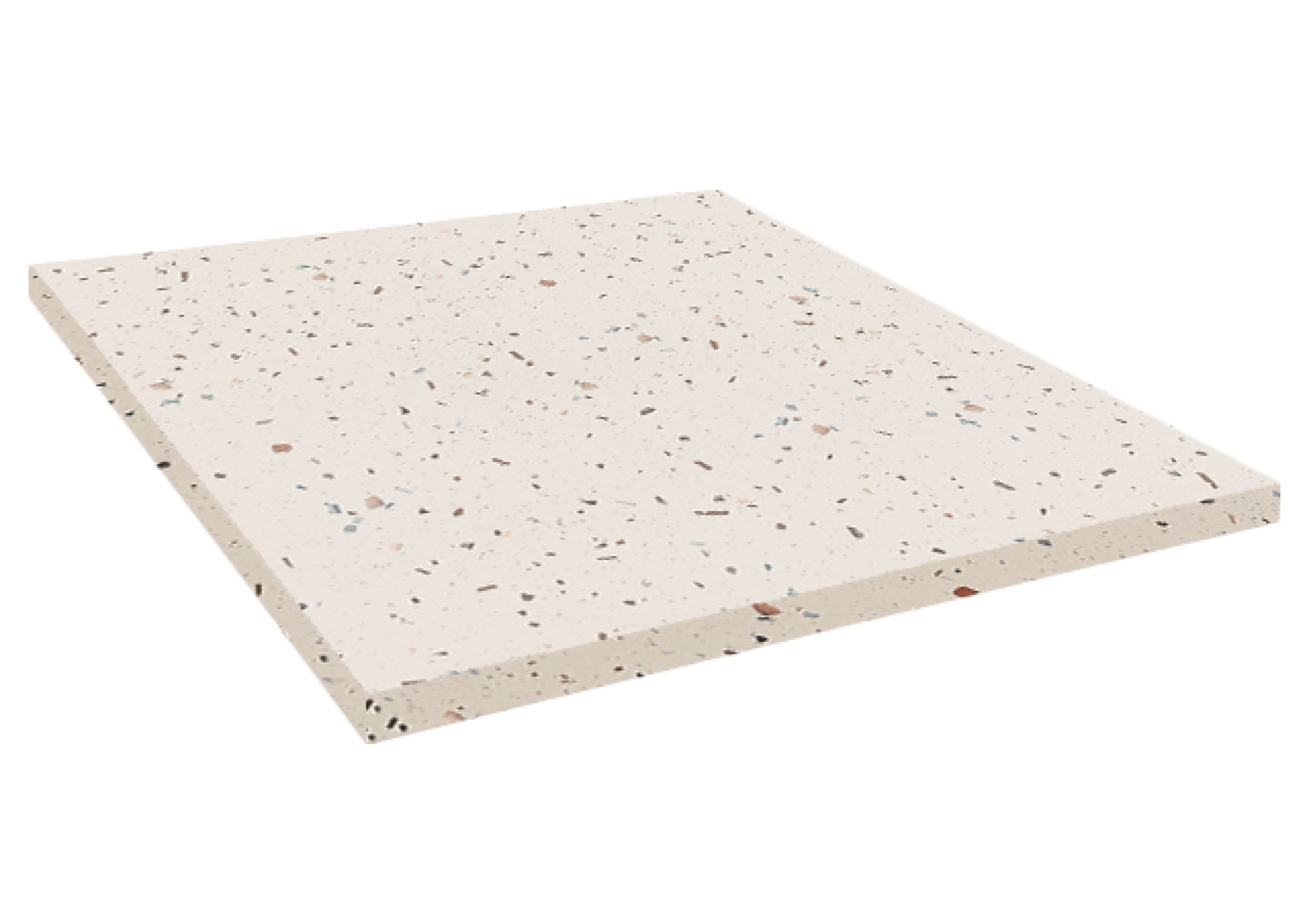 Plateau 90x90 decor terrazzo cassata